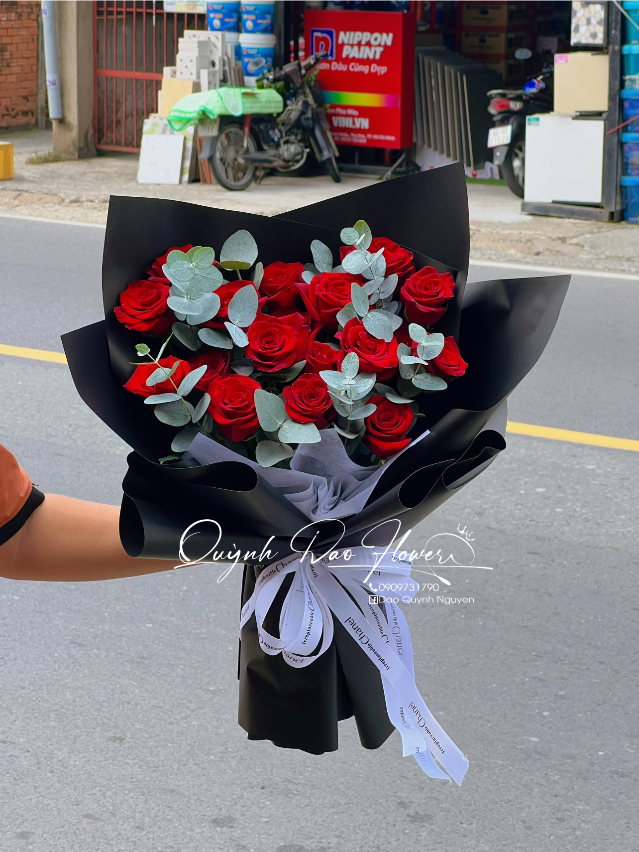 Bó hoa hồng đỏ tặng crush