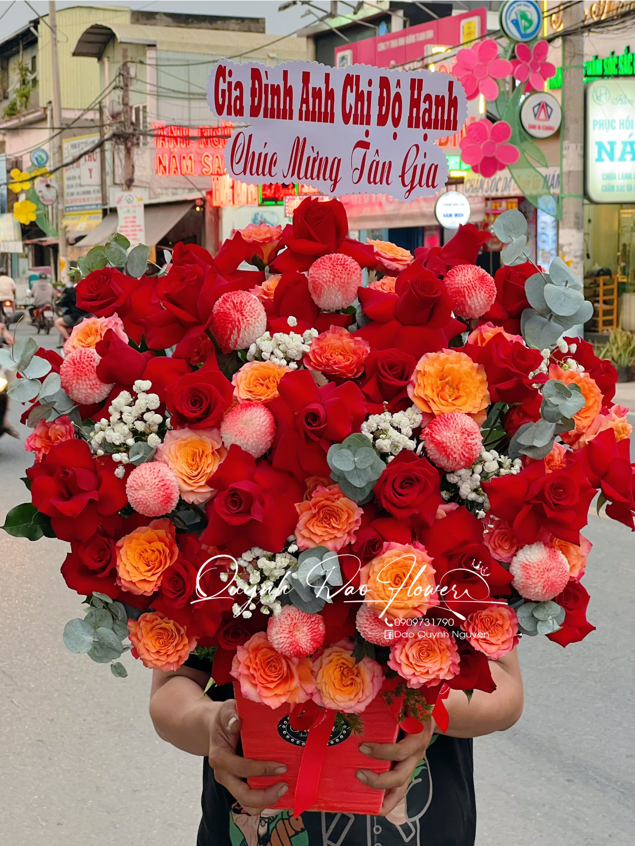 Giỏ hoa từ 1tr