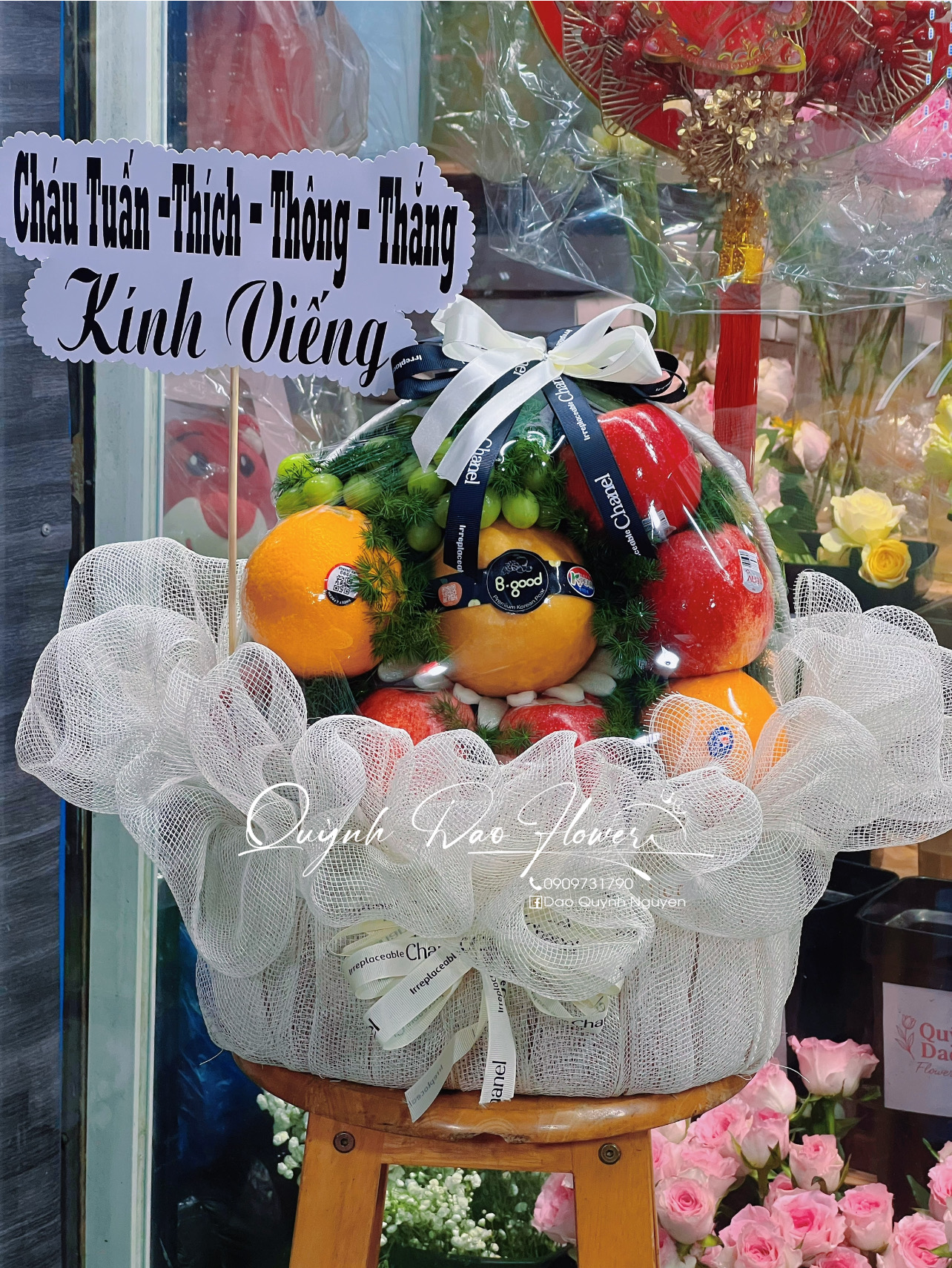Giỏ trái cây viếng thủ Đức 