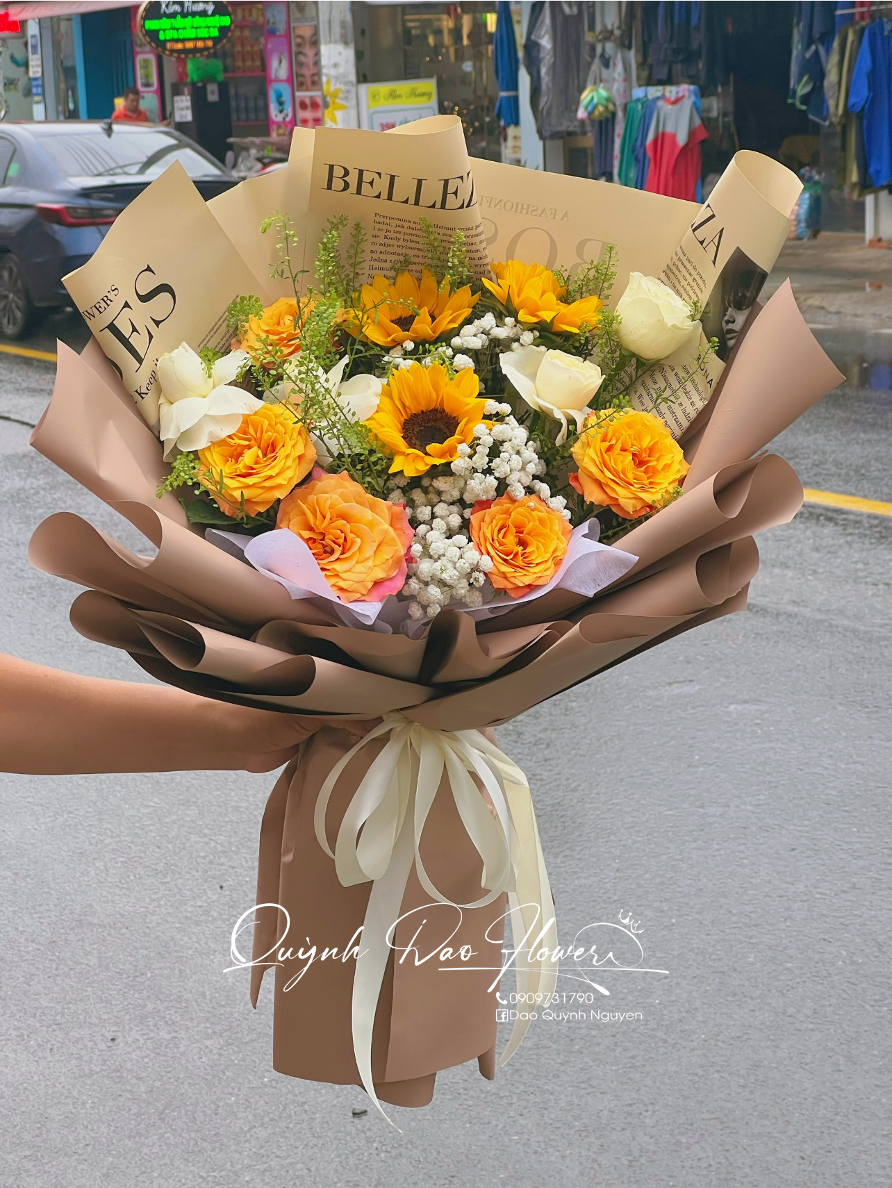 Hoa tốt nghiệp Thủ Đức