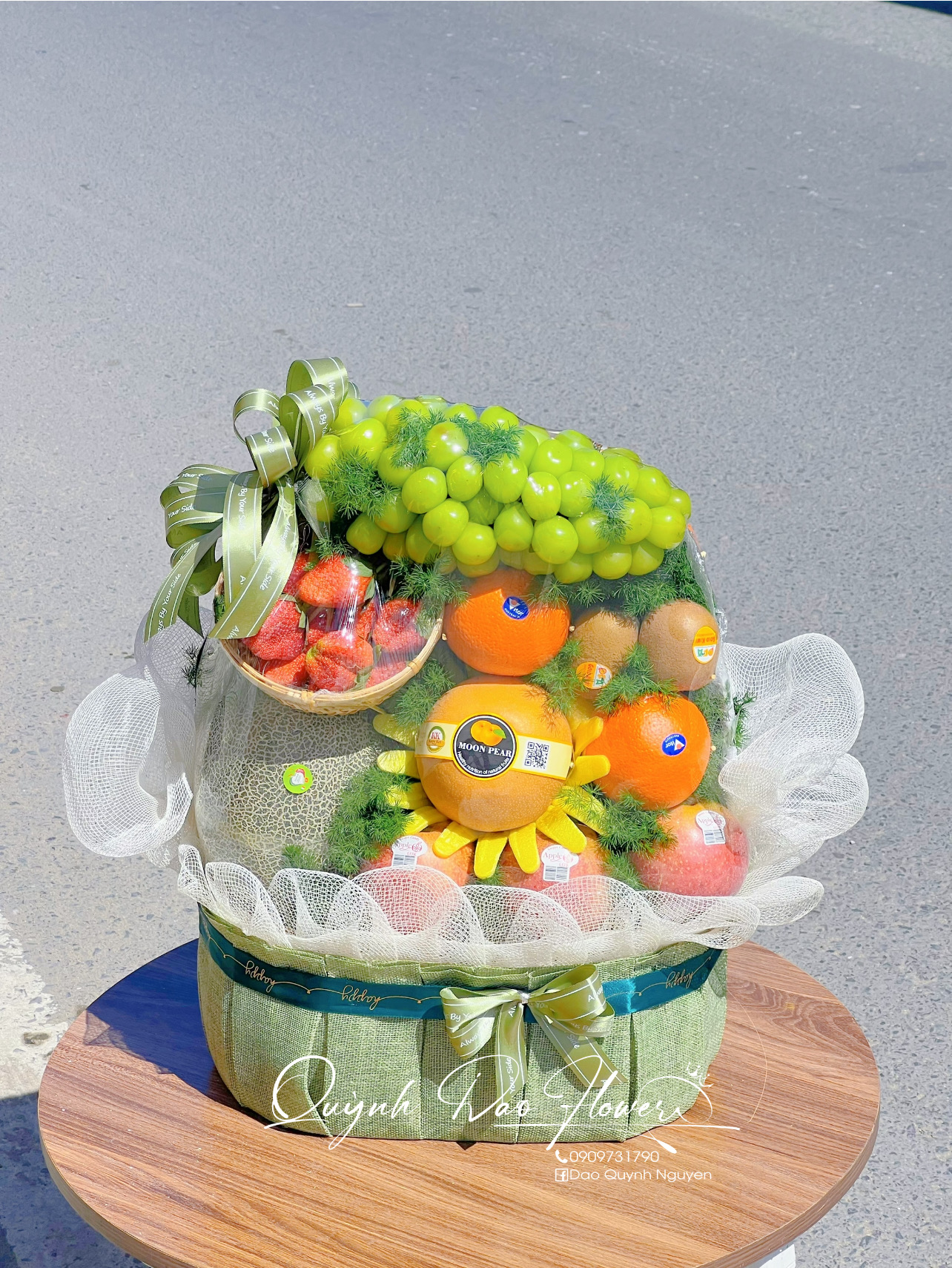 Giỏ trái cây ngon 2 mặt 