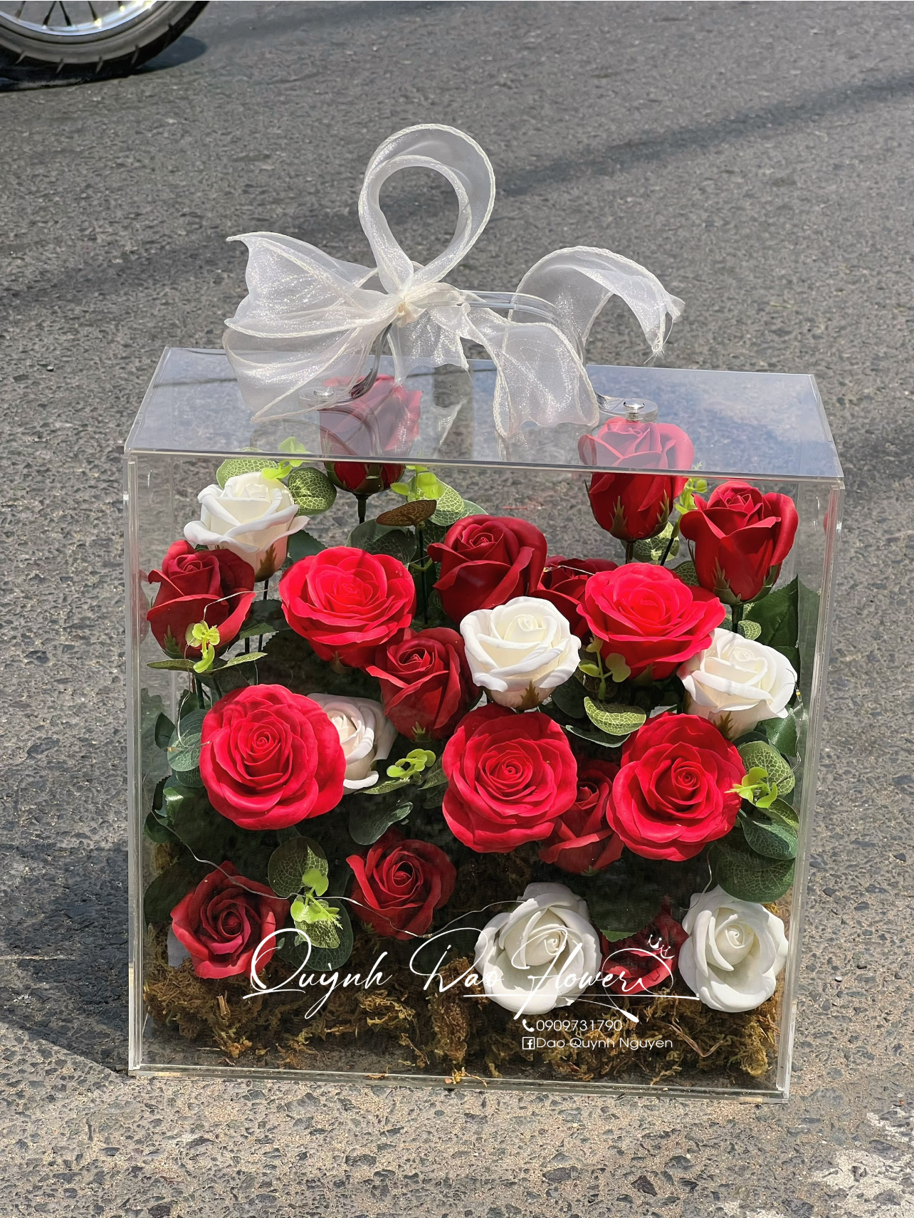 Hợp vali hoa sáp giá rẻ