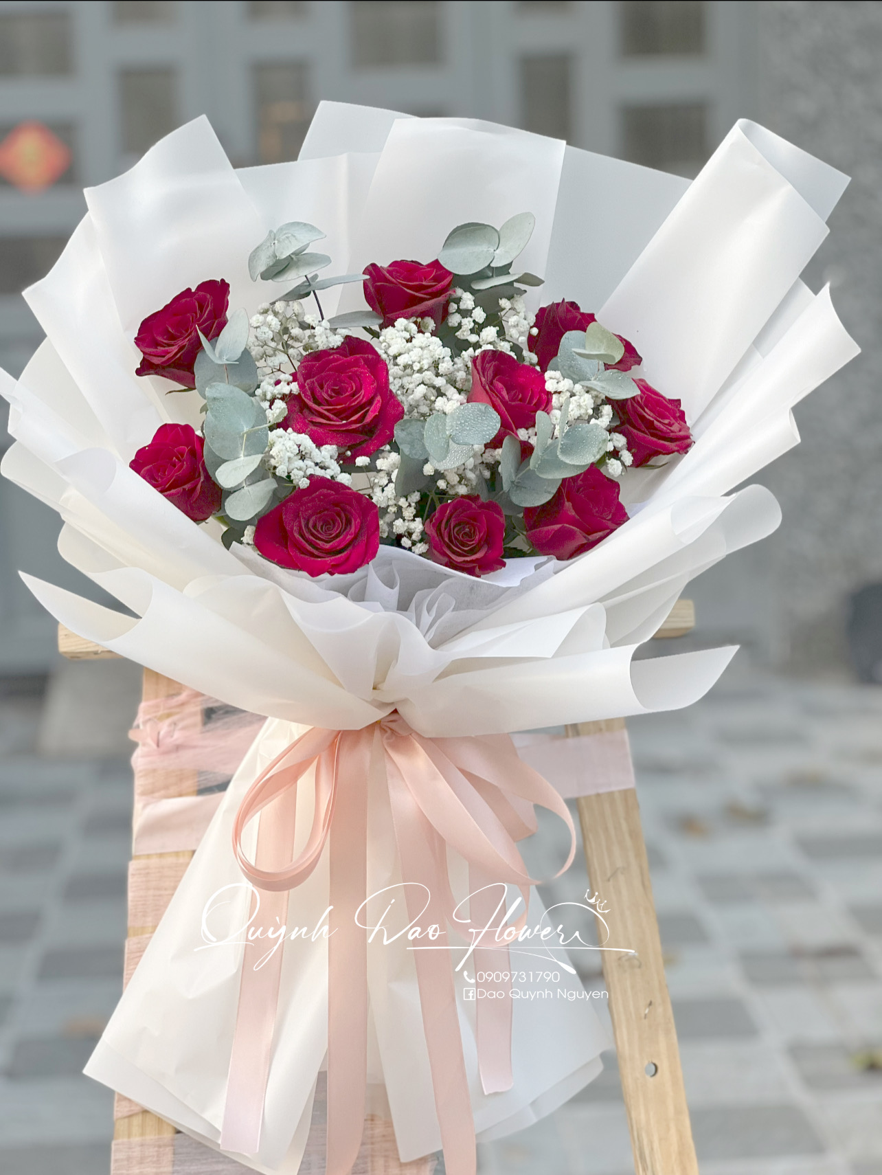 Bó hoa hồng nhung rẻ đẹp tại Thủ Đức 