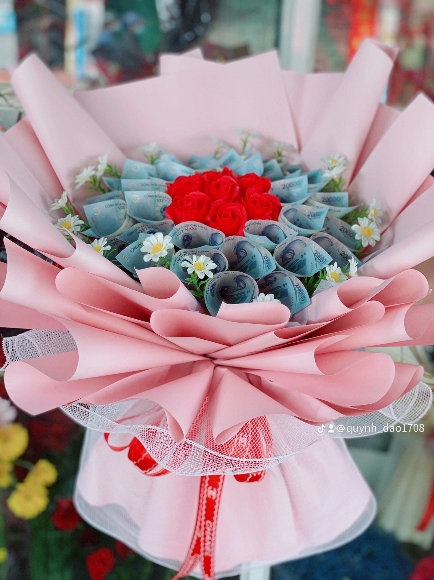 Bó hoa tiền 20 k giá rẻ 