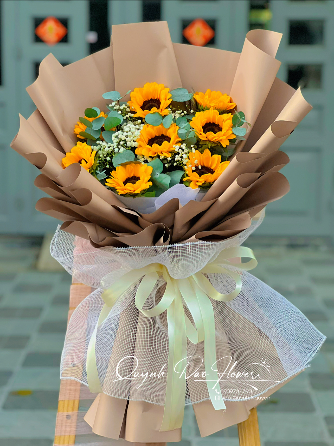 Bó hoa hướng dương tặng tốt nghiệp người thân 