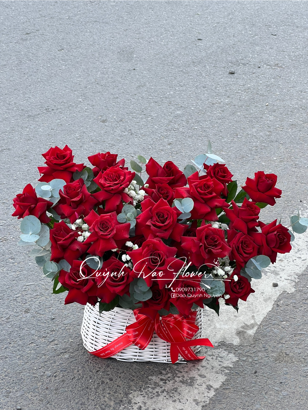 Giỏ hoa khai trương linh Xuân thủ Đức 