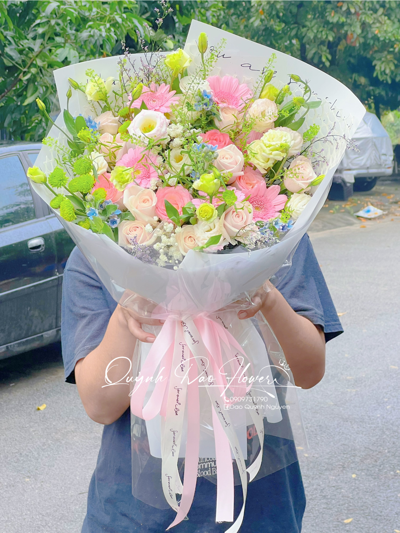 Bó hoa Hồng mix 
