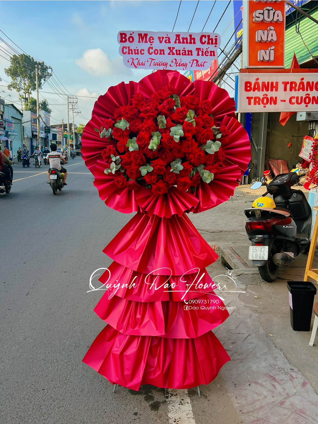 Kệ hoa khai trương tam bình Thủ Đức 