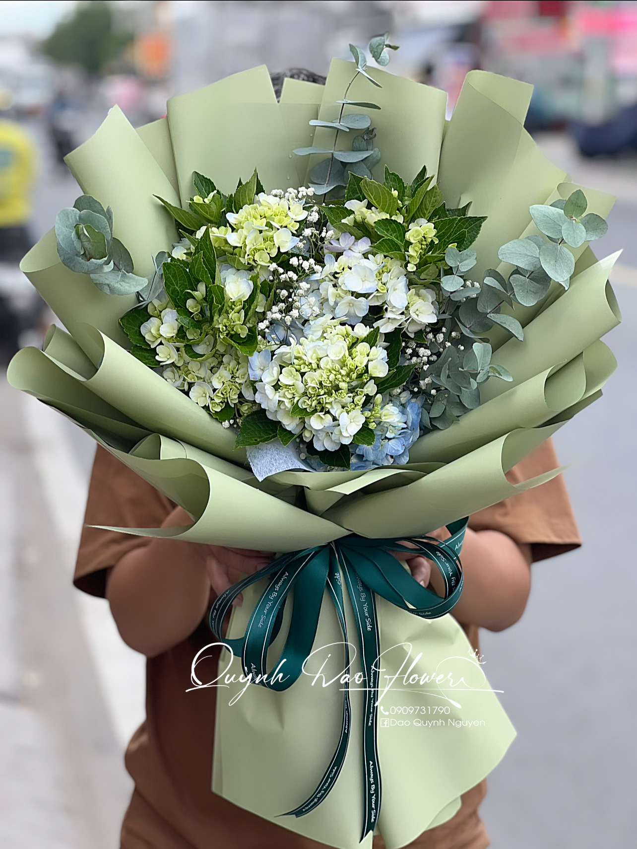 Bó hoa Cẩm Tú cầu tặng tốt nghiệp 