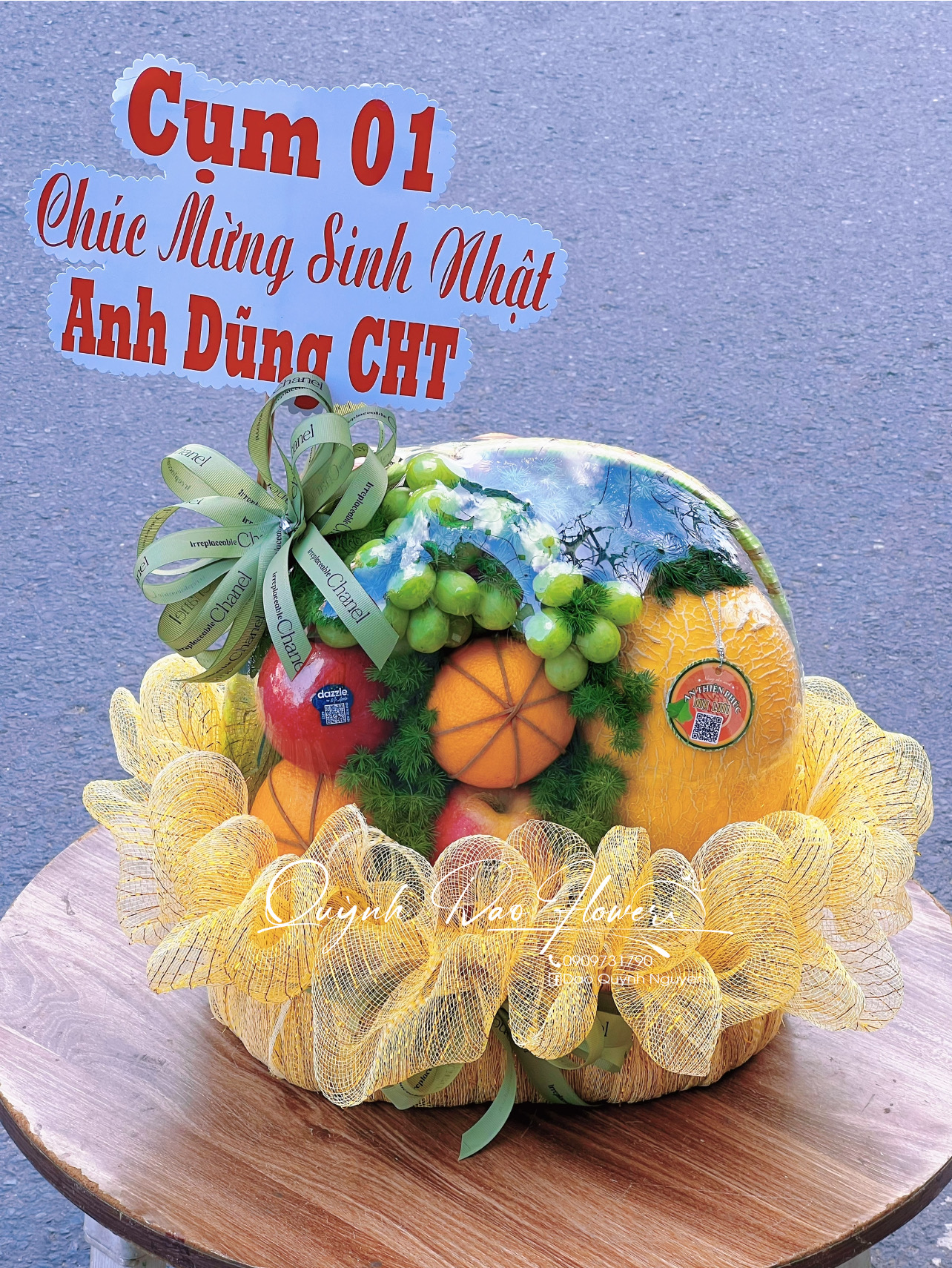 Giỏ trái cây linh trung 2