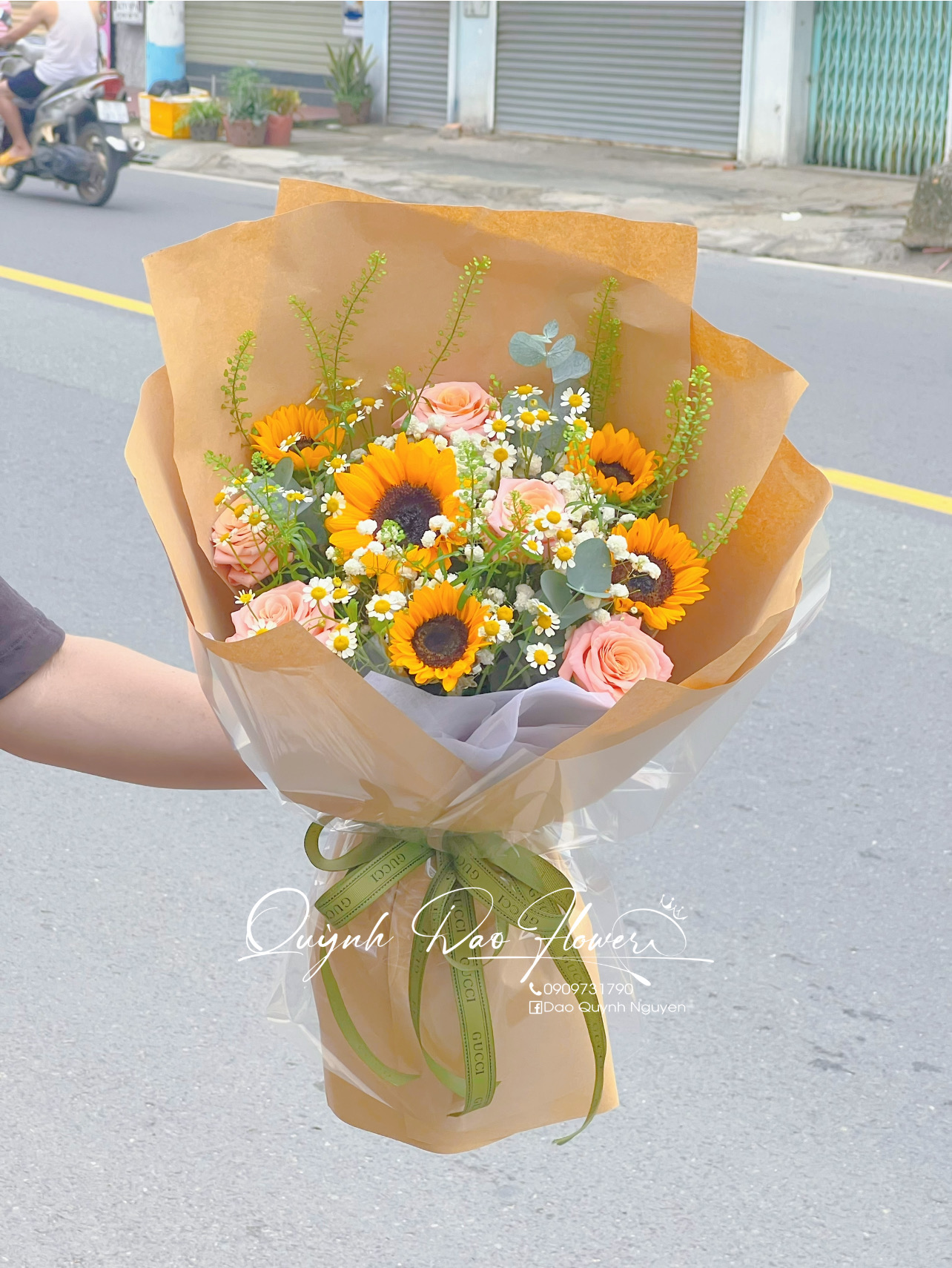 Bó hoa hướng dương tại Thuận an 