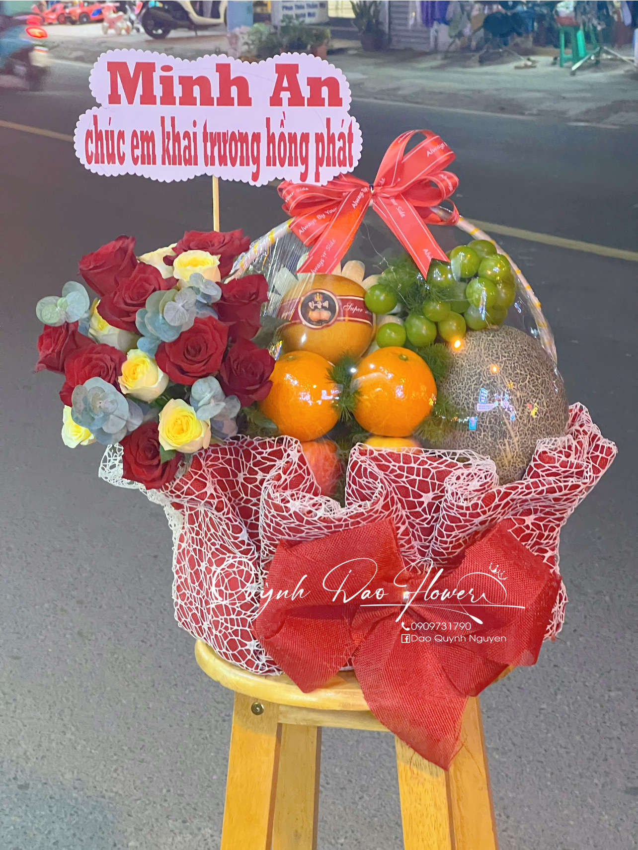Giỏ trái cây tặng sinh Nhật , khai trương 