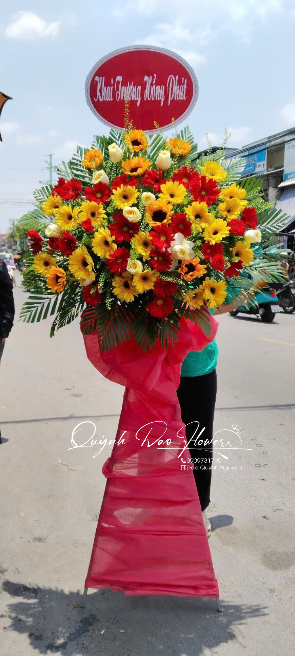 Kệ hoa chúc mừng , lễ kỉ niệm 