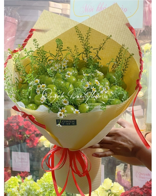 Bó hoa nho xanh