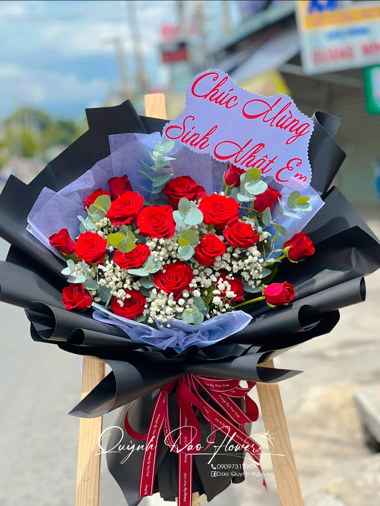 Bó hoa hồng đỏ xin lỗi 