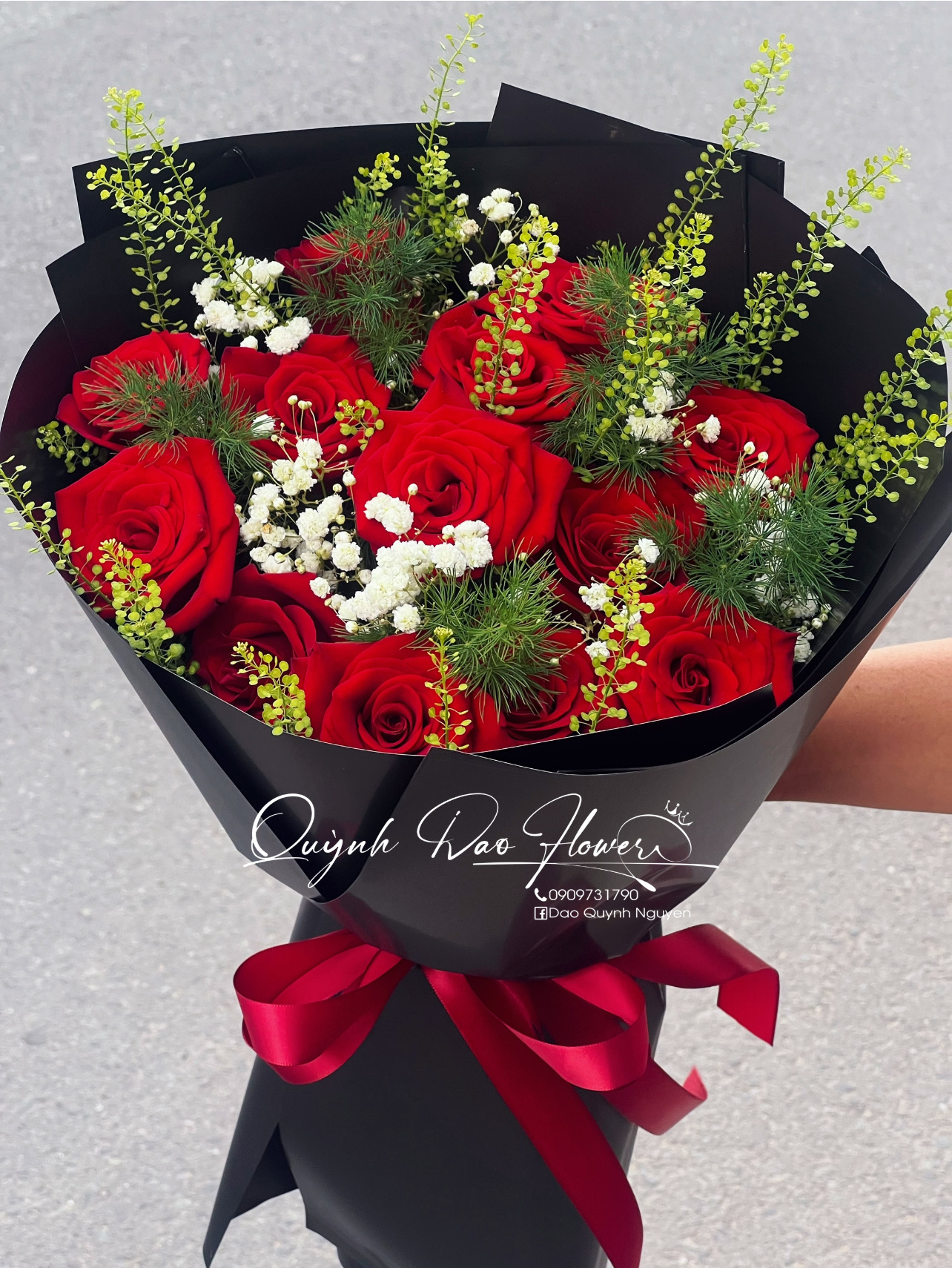 Bó hoa hồng đỏ quận 12 , thủ Đức 