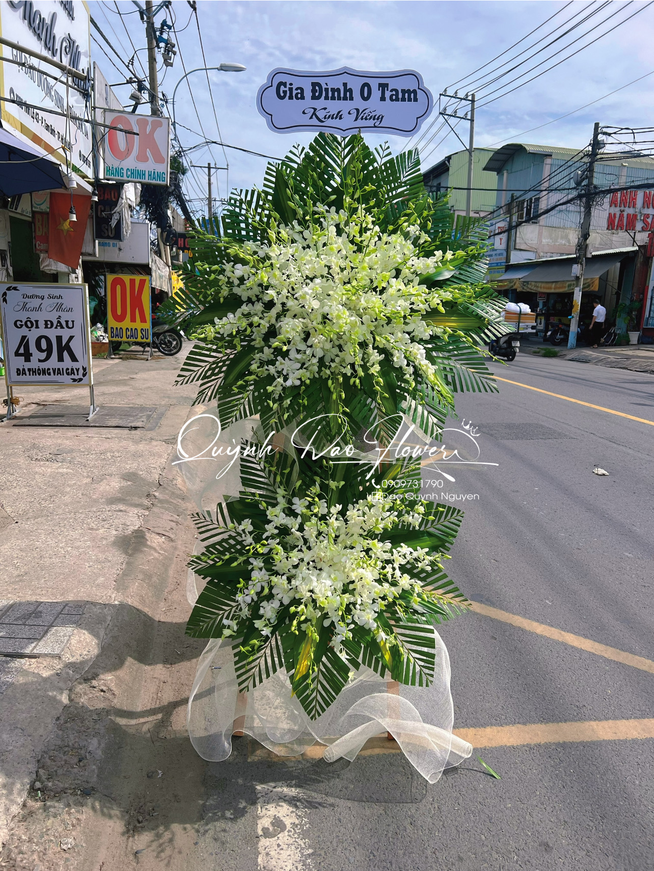 Kệ hoa viếng Bình thọ thủ đức 