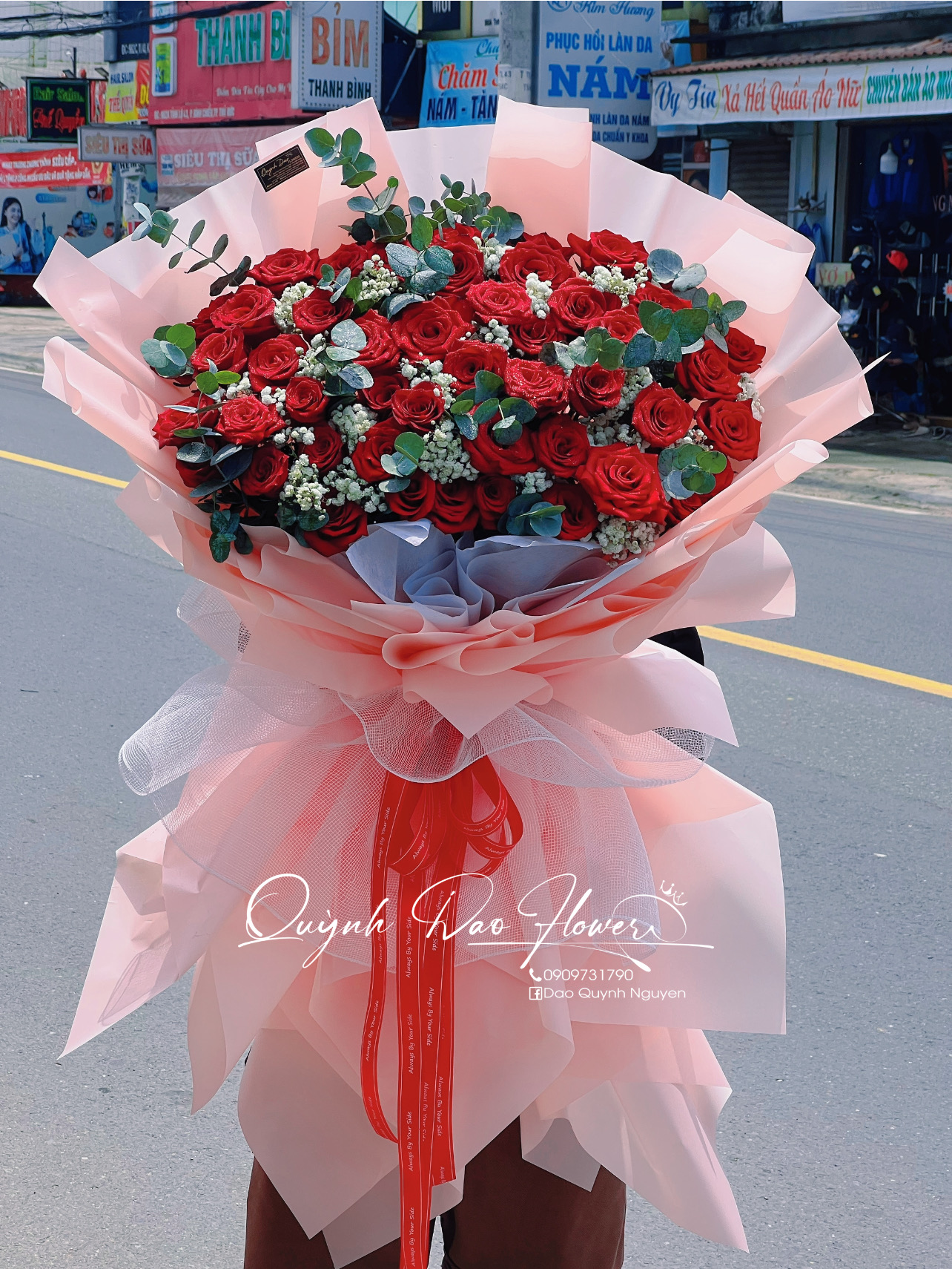 Bo hoa Hồng khổng lồ