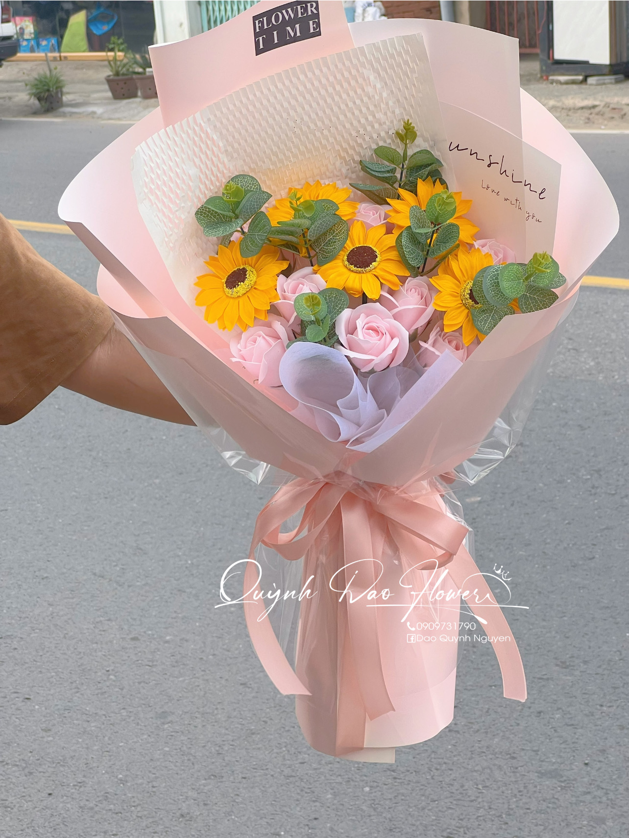 Hoa sáp hướng dương 