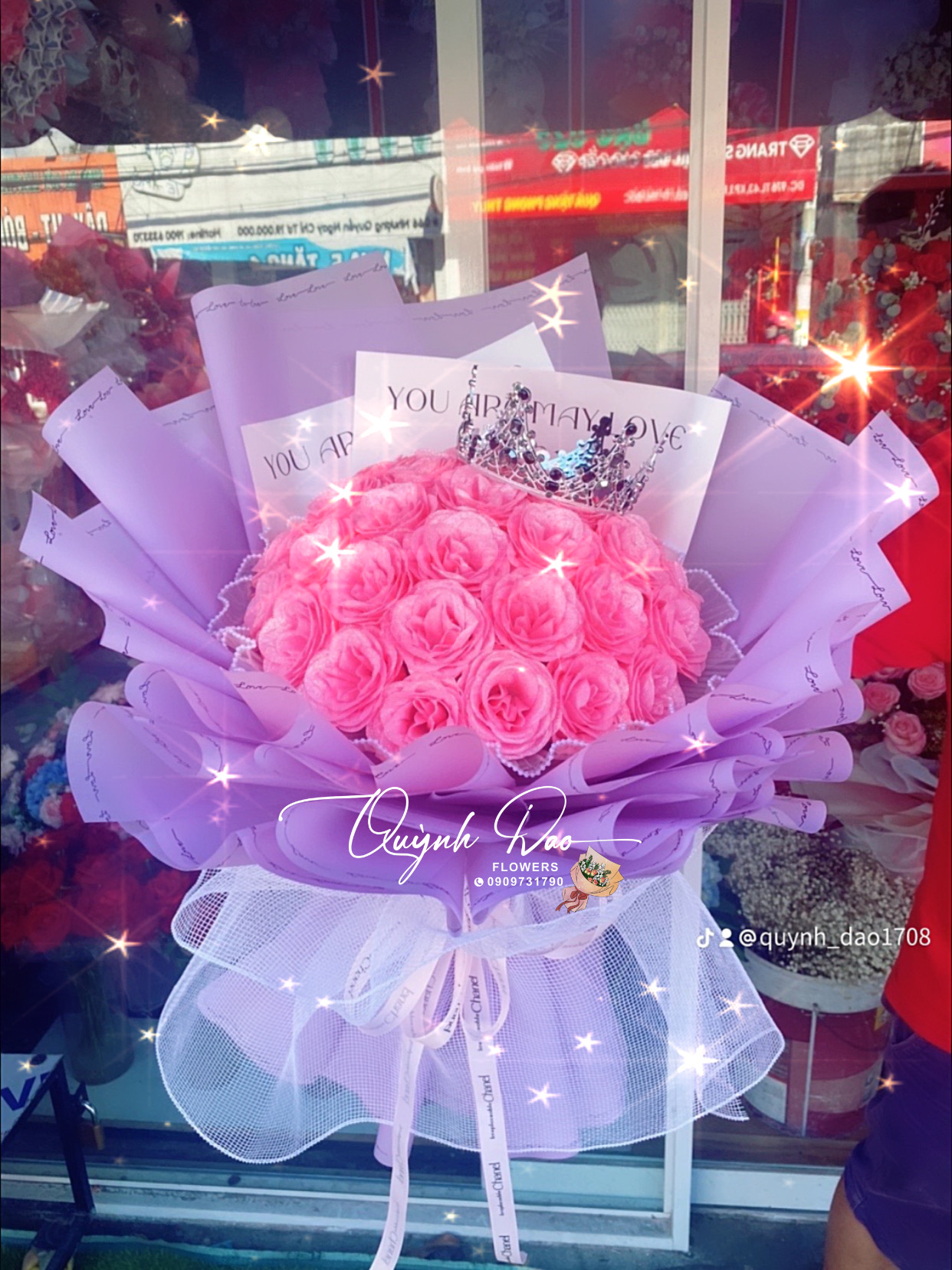 Bó hoa Hồng đẹp giá bình dân 