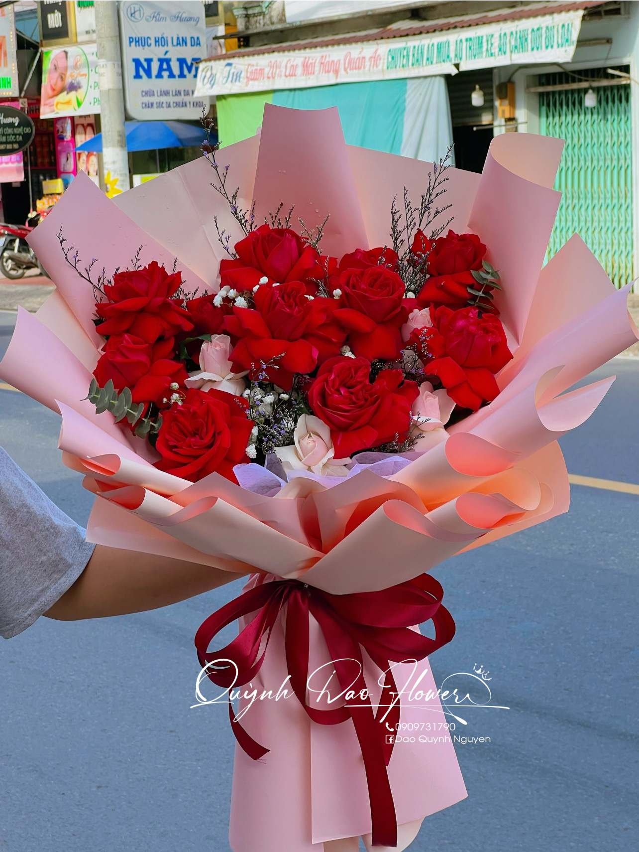Bó hoa hồng  tặng bạn 