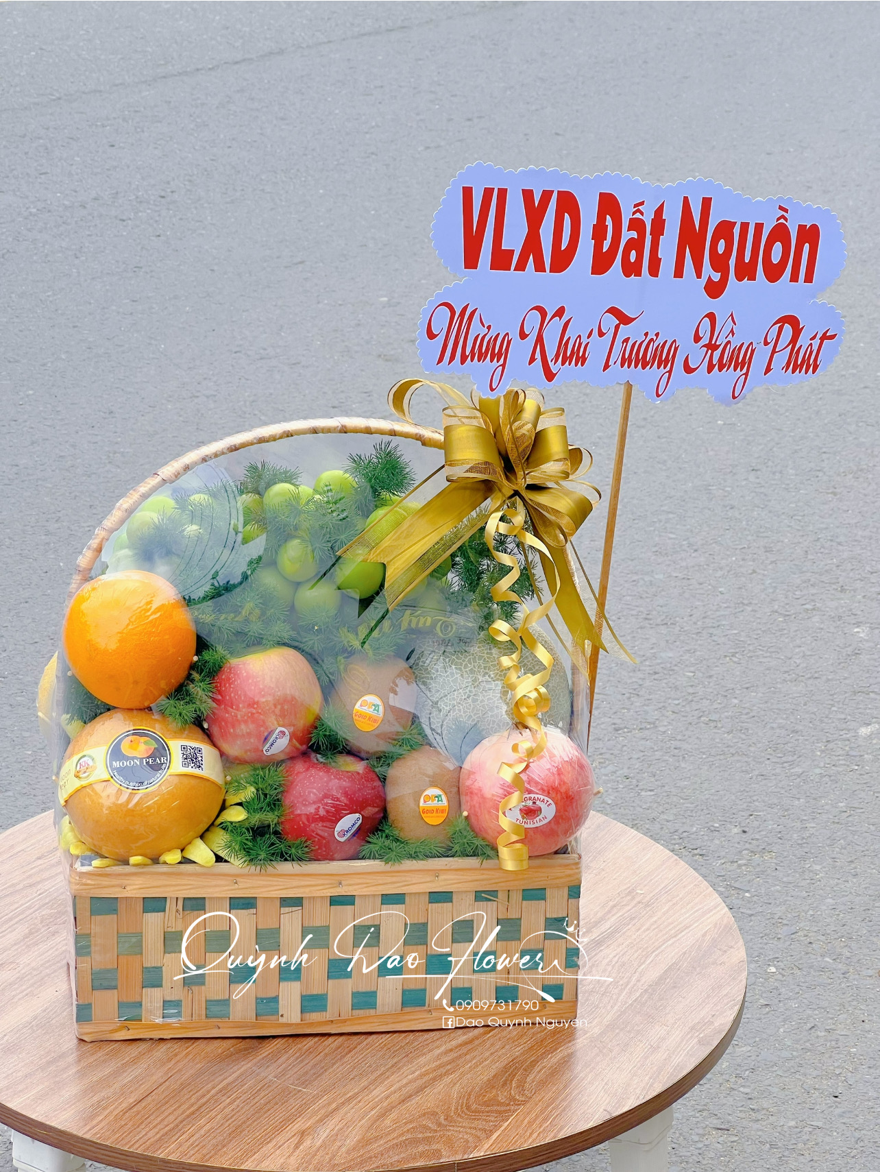 Giỏ trái cây tặng khai trương, Thuận An, bình đáng, bình chuẩn, việt lập 