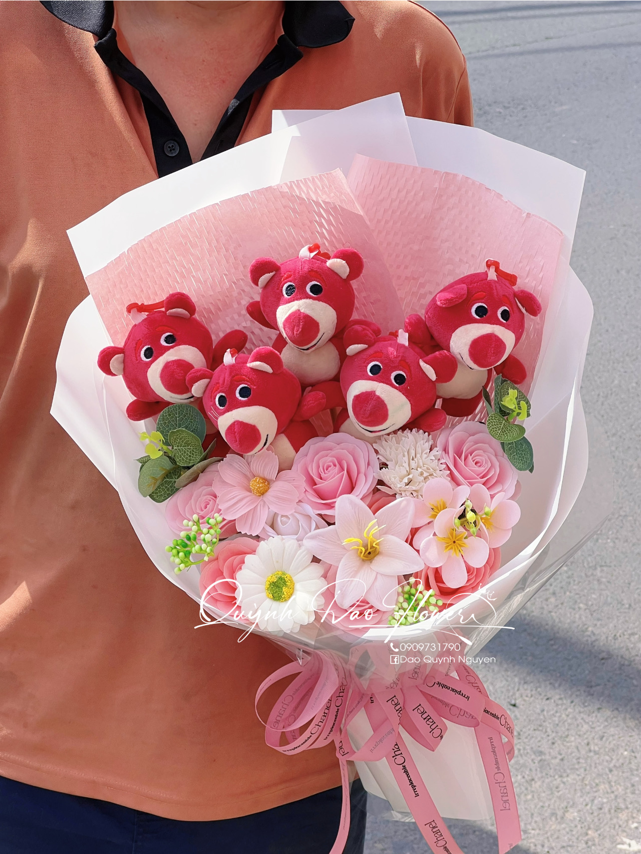 Hoa gấu dâu thủ đức 