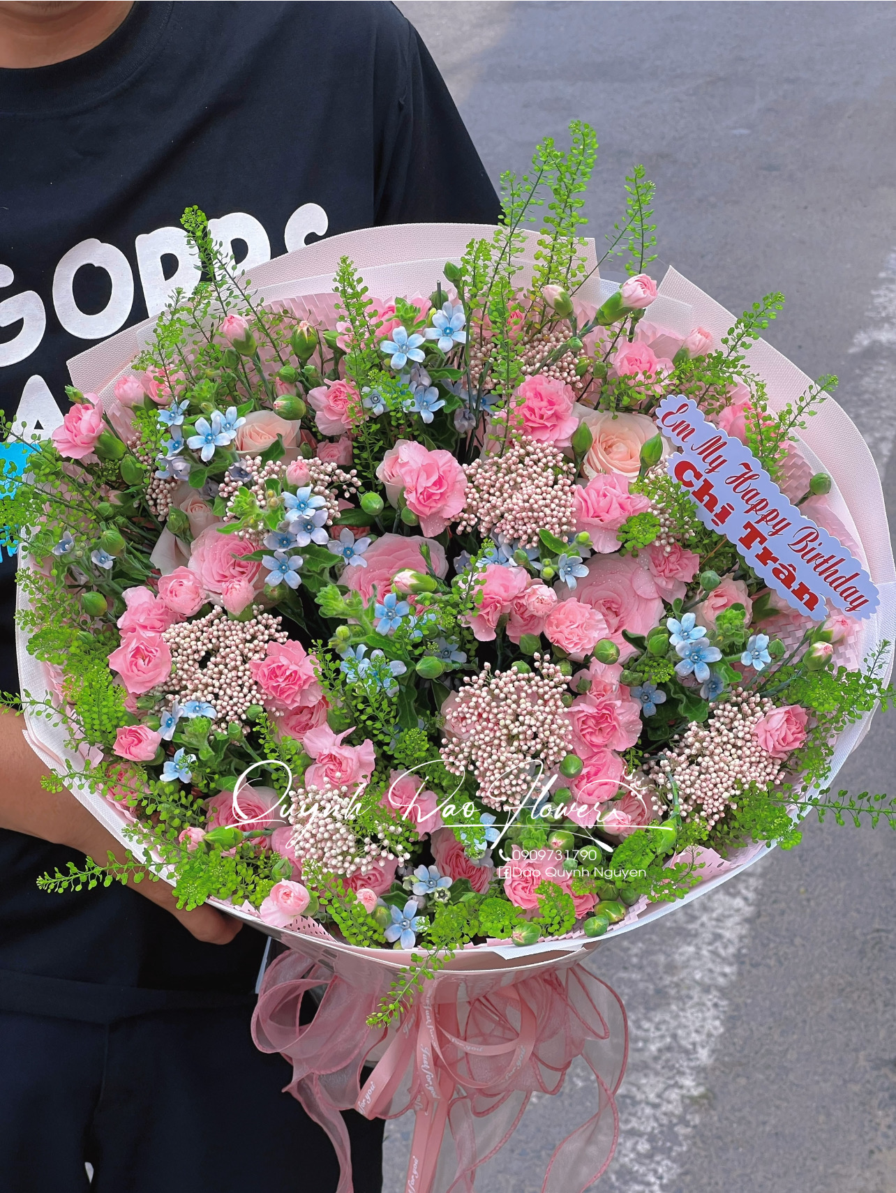 Hoa mix lam tinh