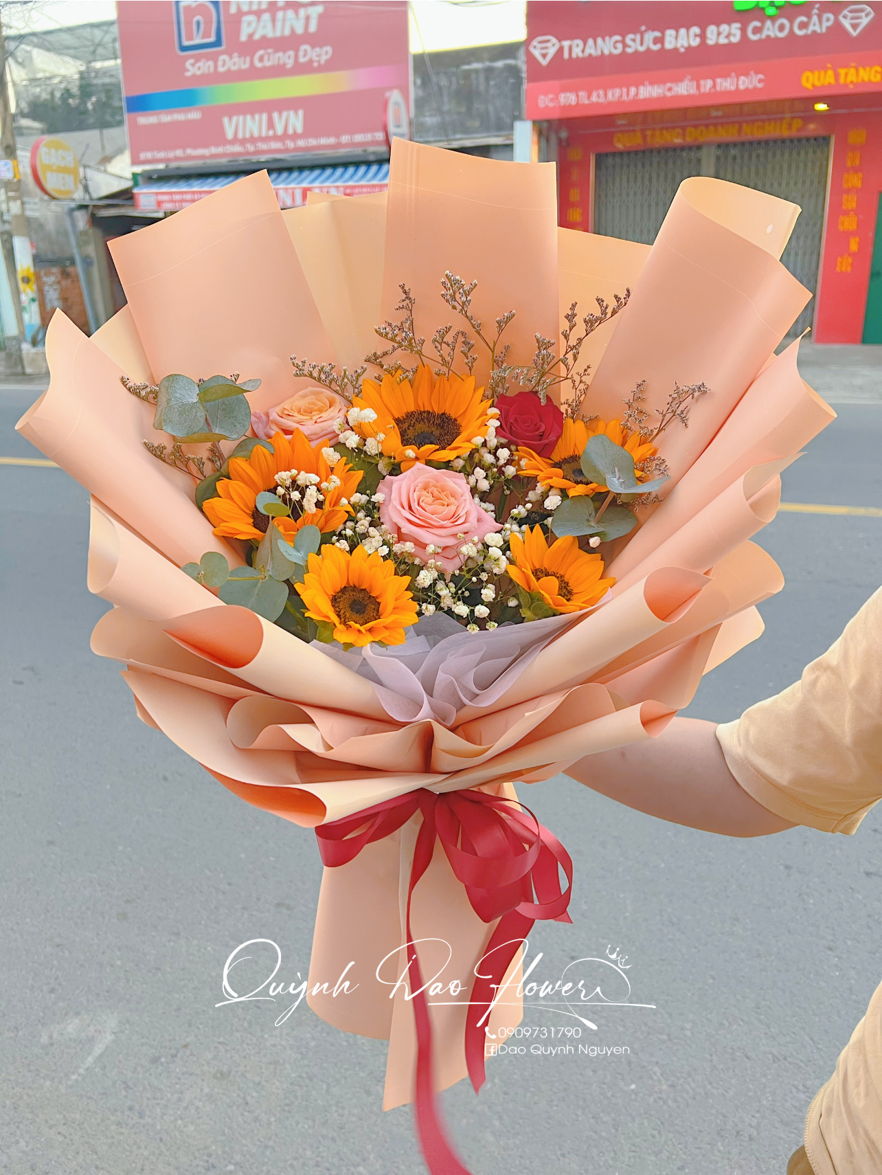 Hoa tặng đại hội 