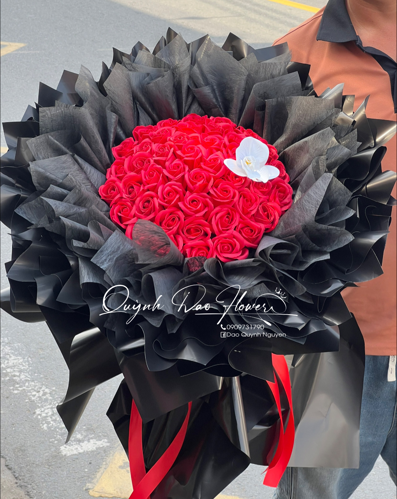 Bó hoa sáp đỏ công chúa 20/10