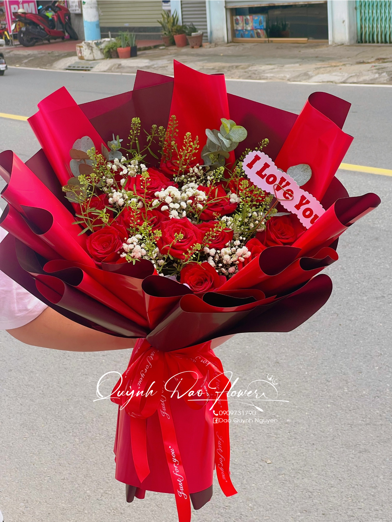 Bó hoa Hồng đỏ valentines 