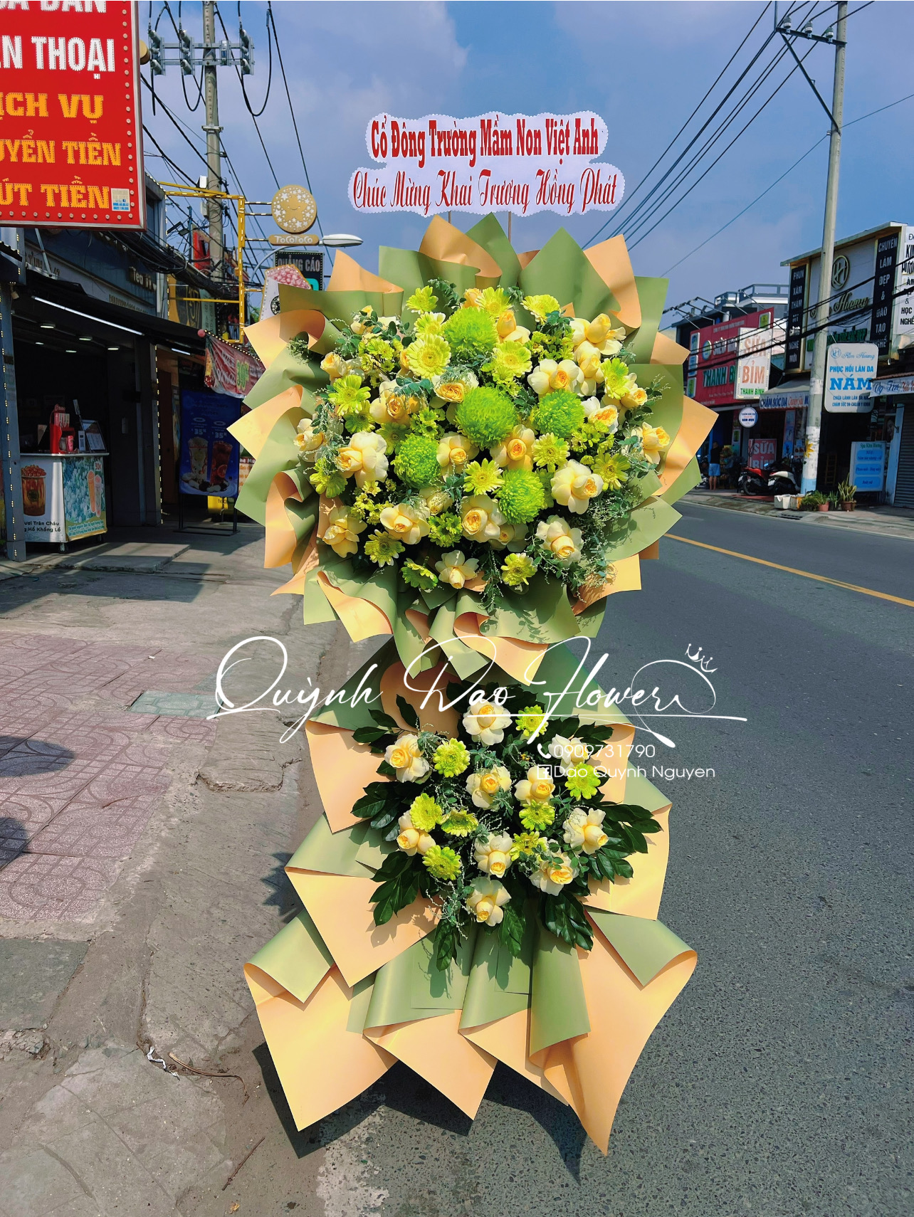 Kệ hoa Tone xanh lá Vĩnh phú