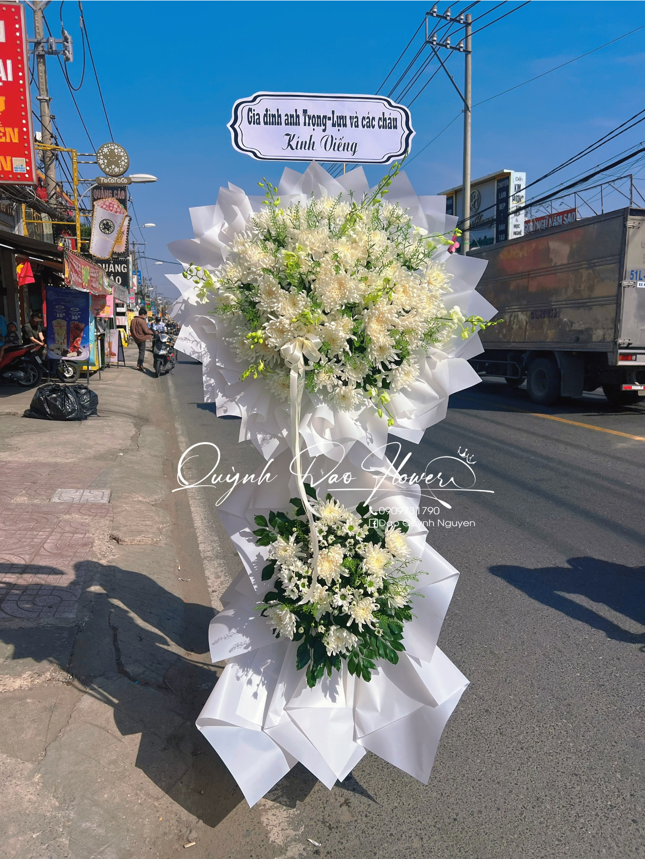 Ke viếng trắng đẹp 