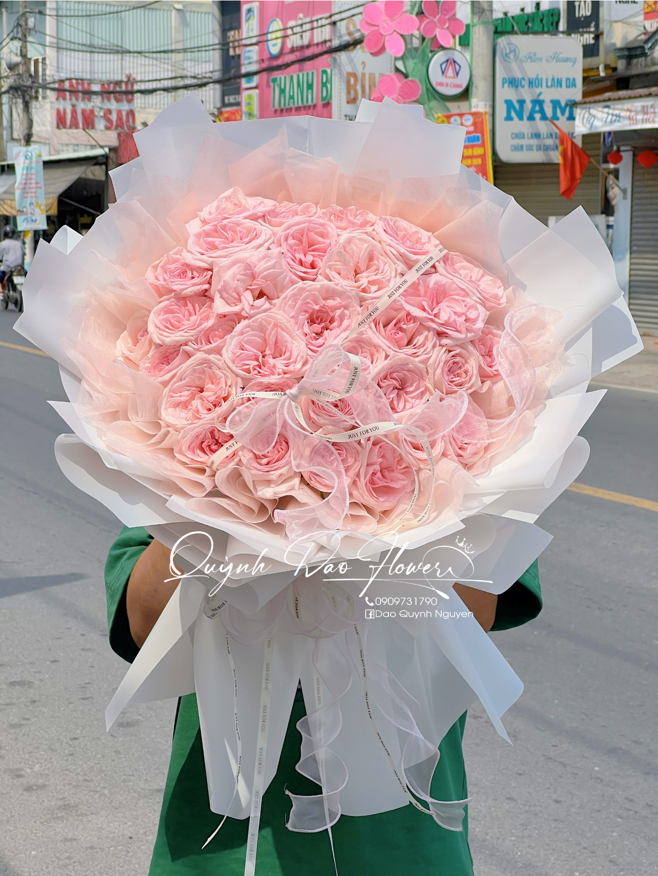 Bó hoa ohara hồng thủ Đức 