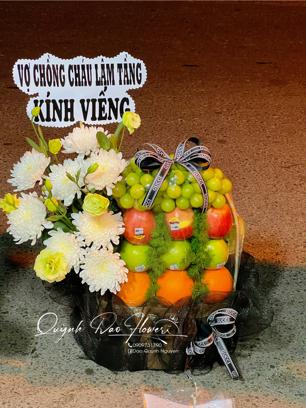 Giỏ trái cây đi viếng  người thân 