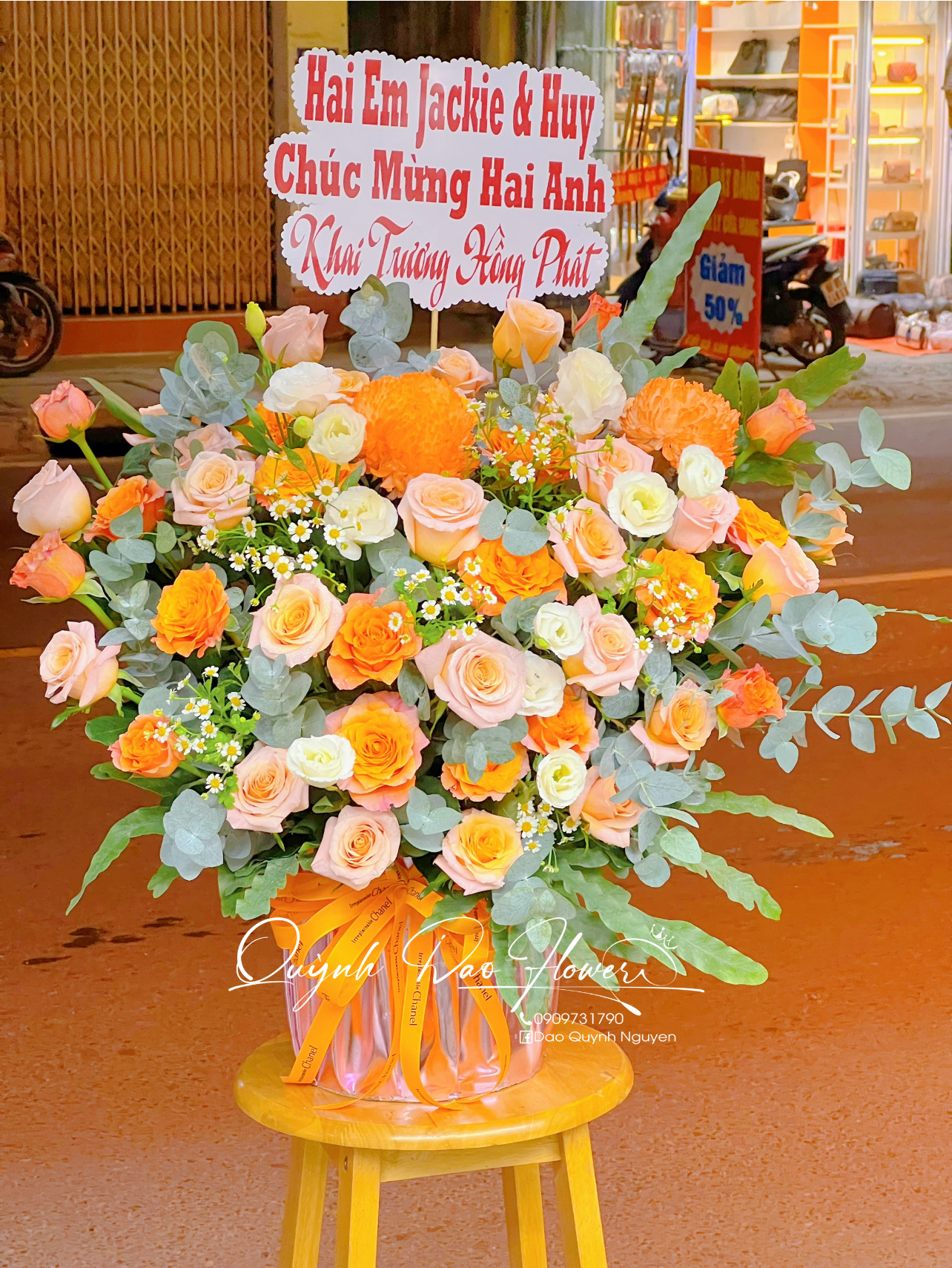 Giỏ hoa tươi Bình Nhâm