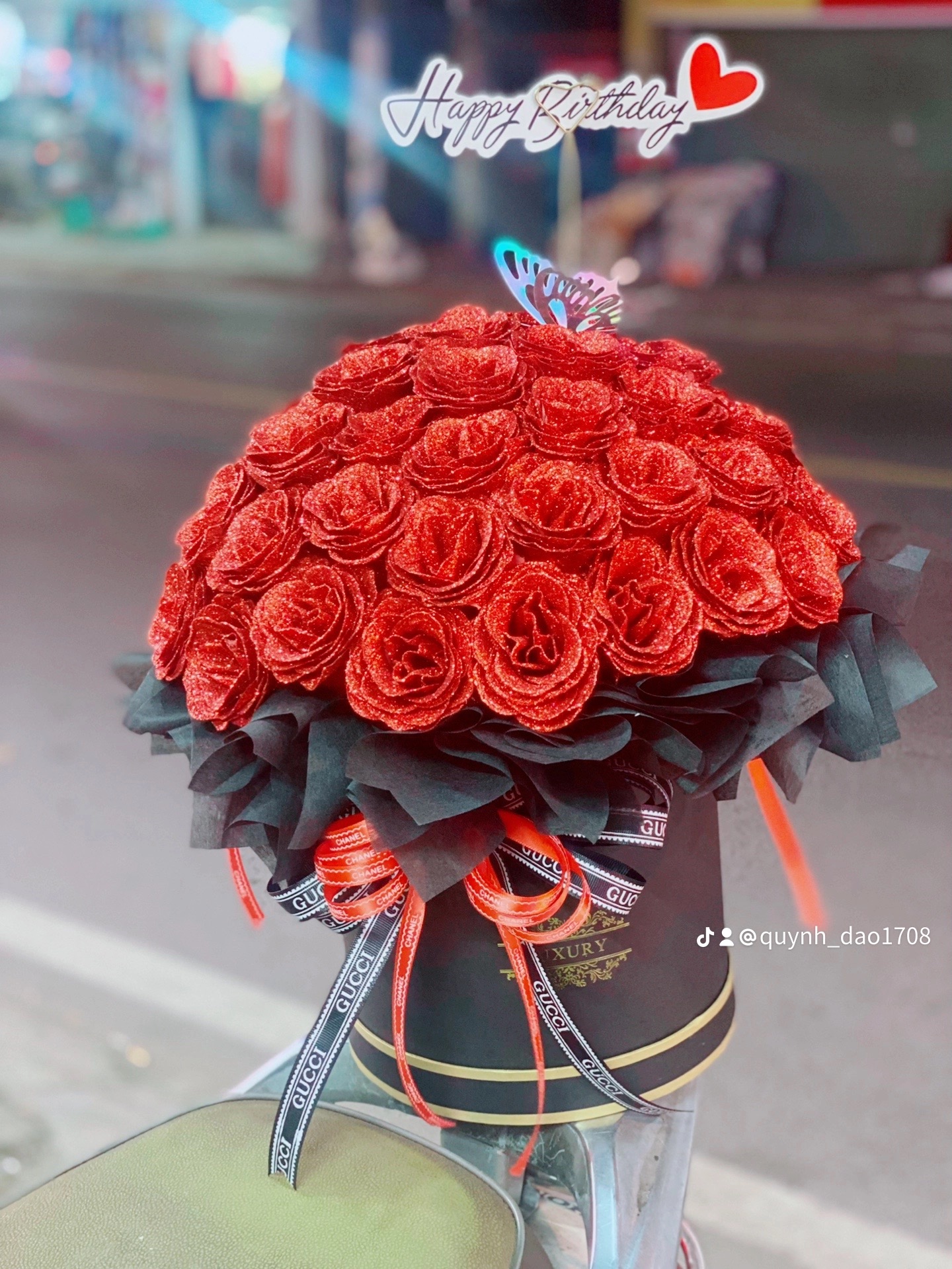 Giỏ hoa sinh Nhật sang trọng rẻ đẹp 
