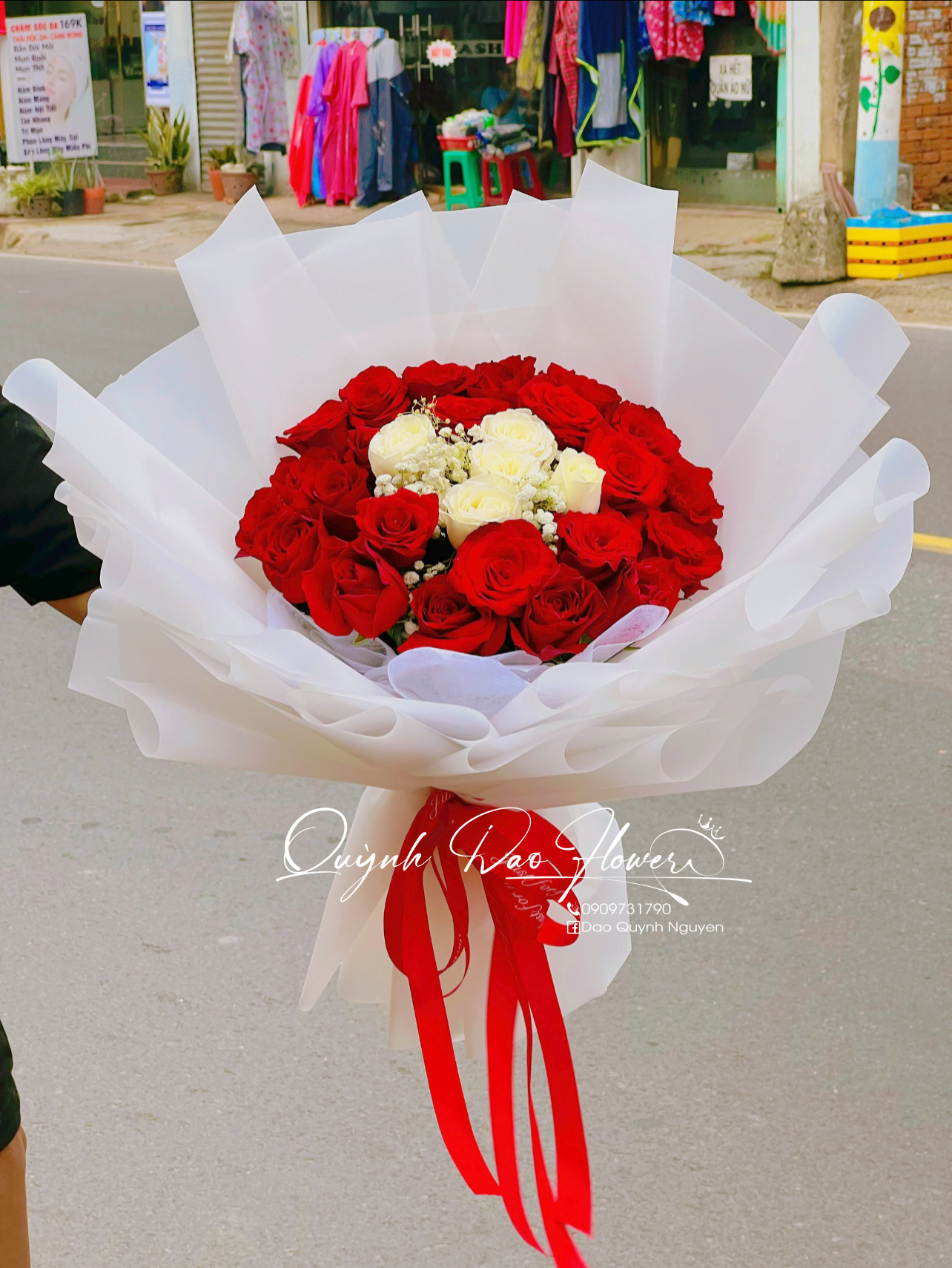 Bó hồng đỏ bất diệt 