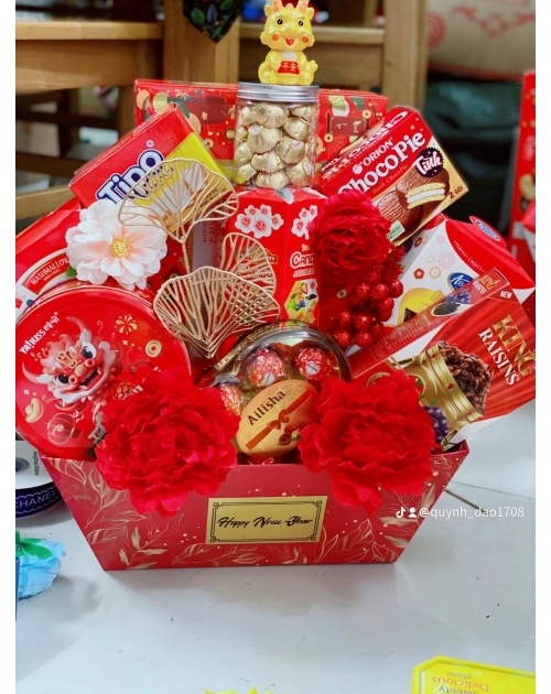 Giỏ quà Tết gia đình sum vầy 