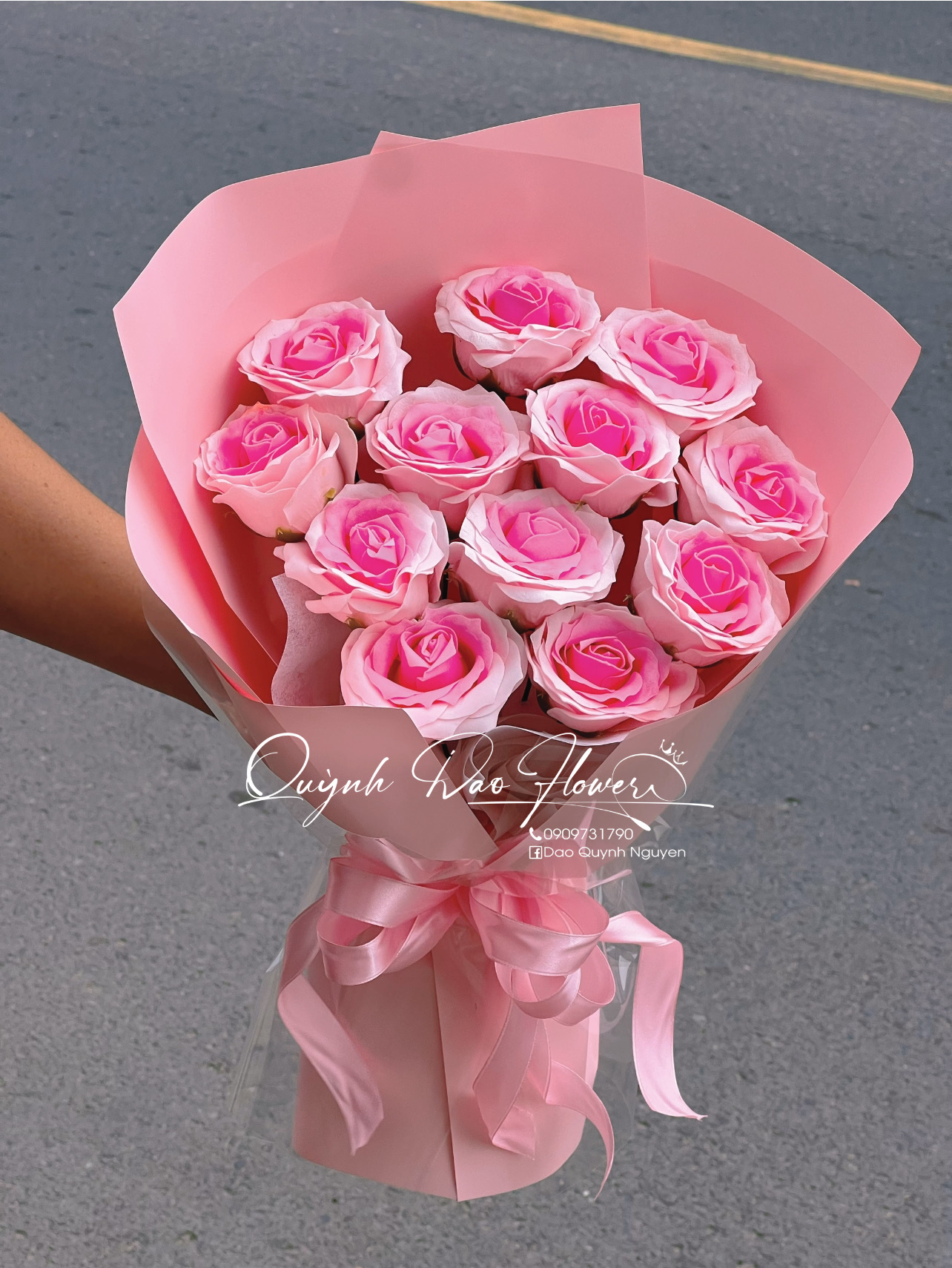Bó hoa sáp dễ thương 