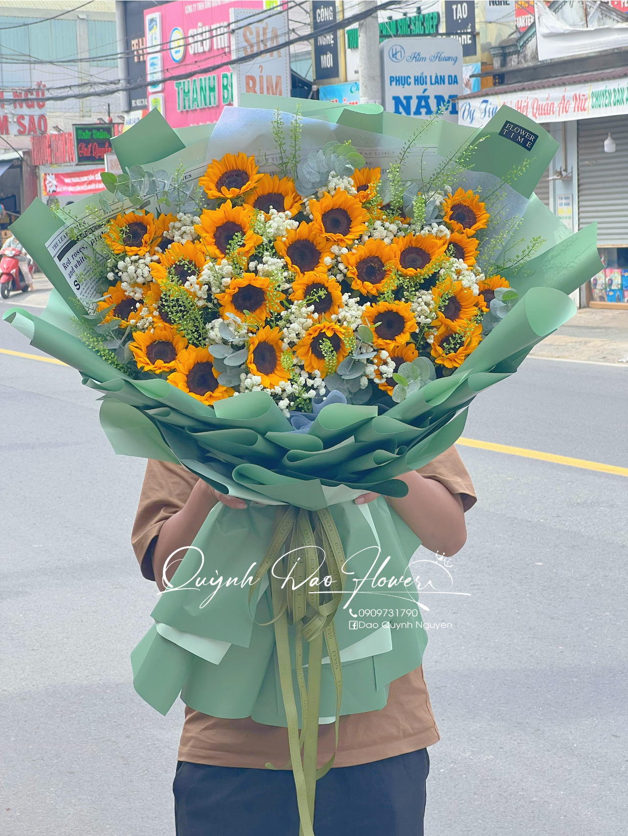 Bo hoa hướng dương khổng lồ 