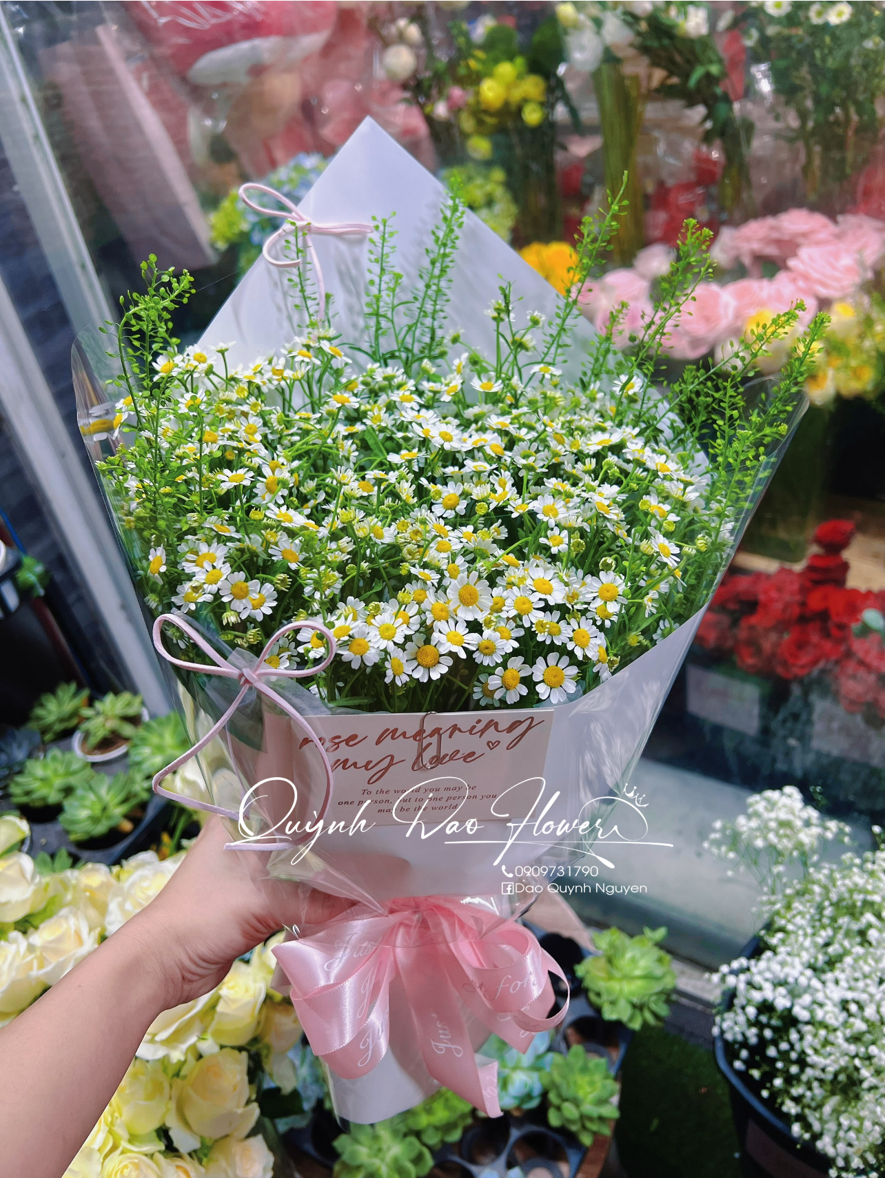 Bó hoa cúc tana thủ Đức 