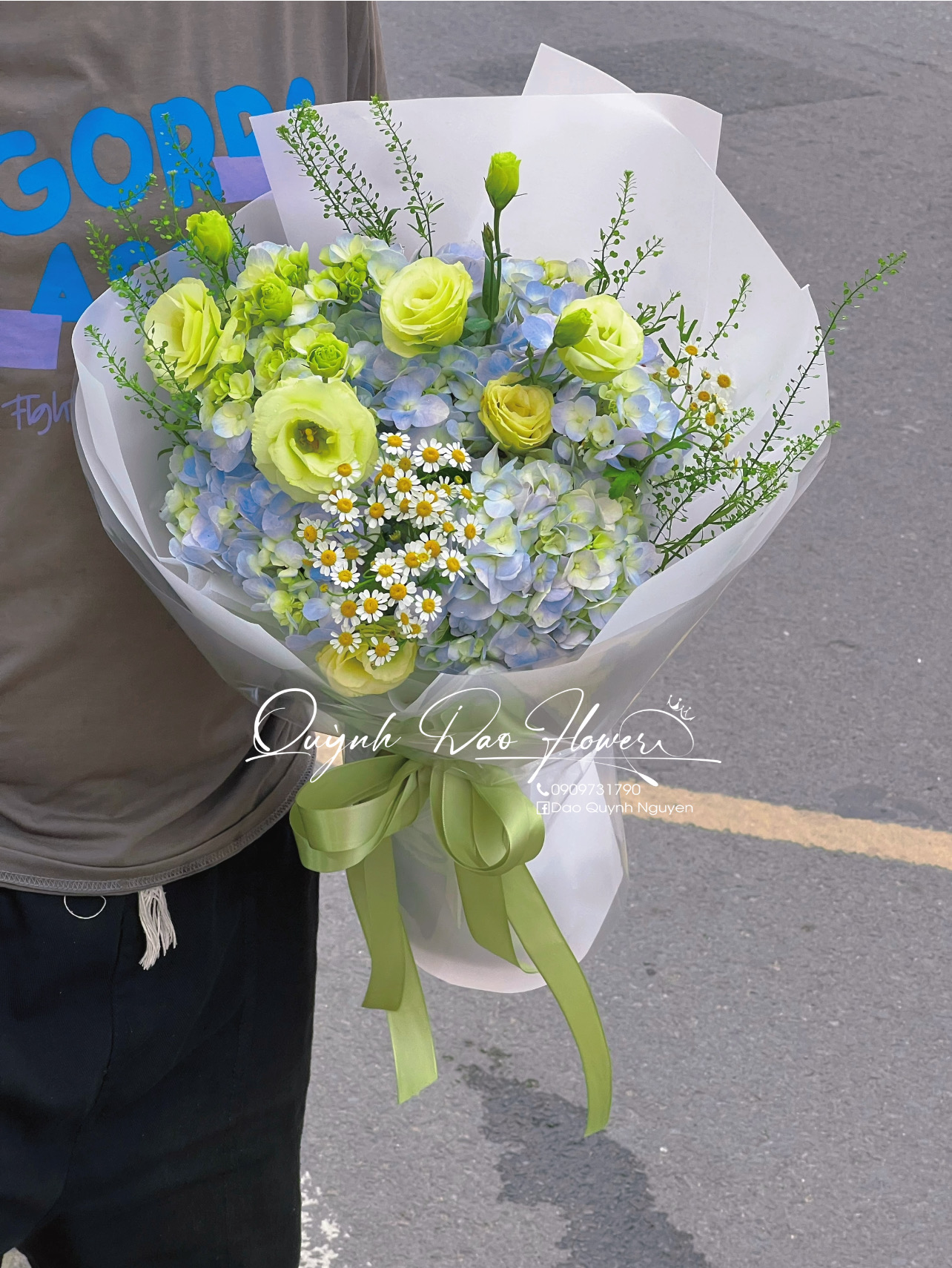 Hoa cát tường xanh