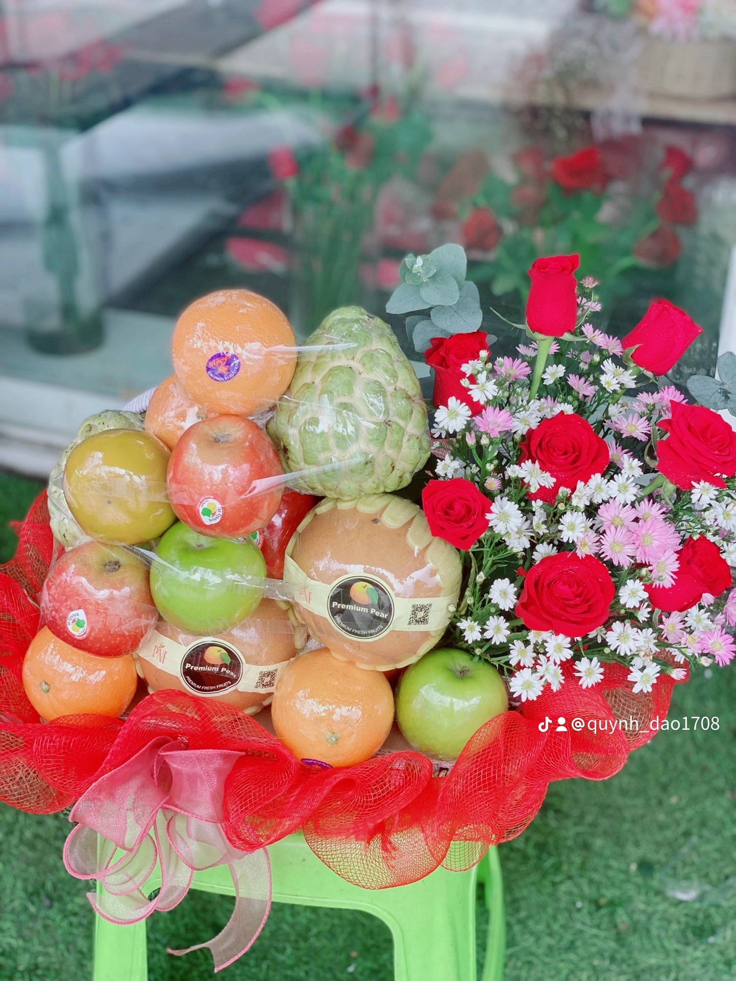 Giỏ trái cây tặng khai trương 