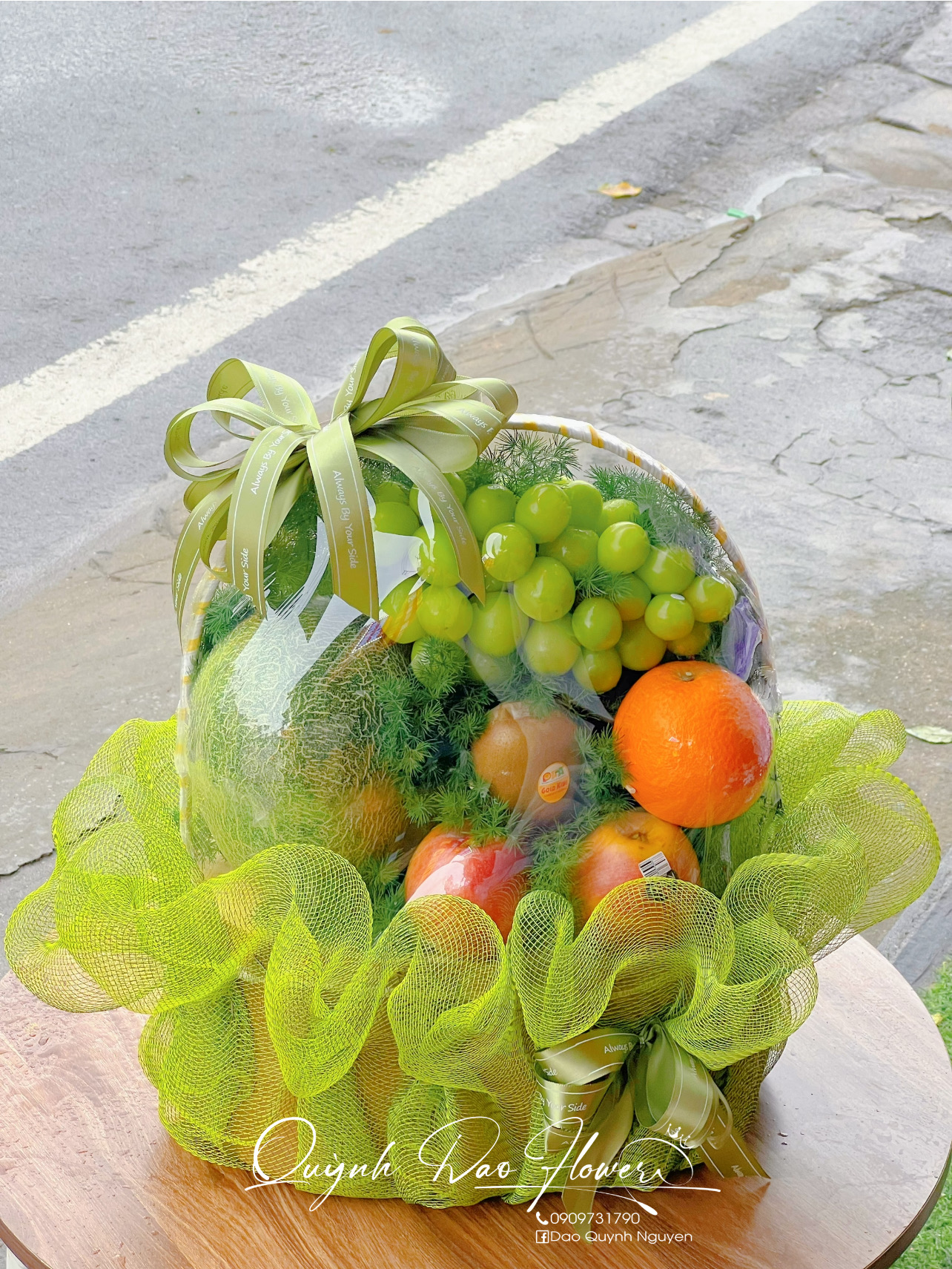 Giỏ trái cây tặng tại lái thiêu, thủ Đức 