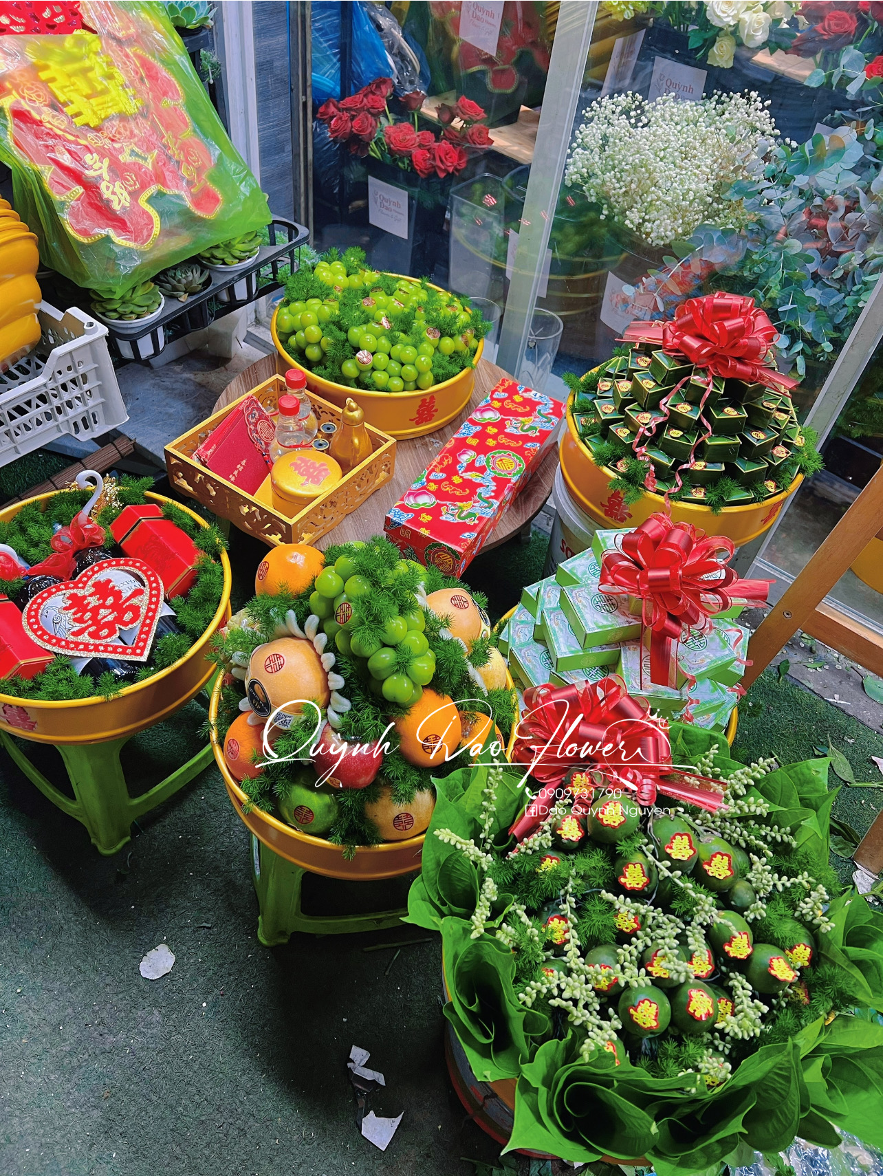 8 mâm quả cưới truyền thống 