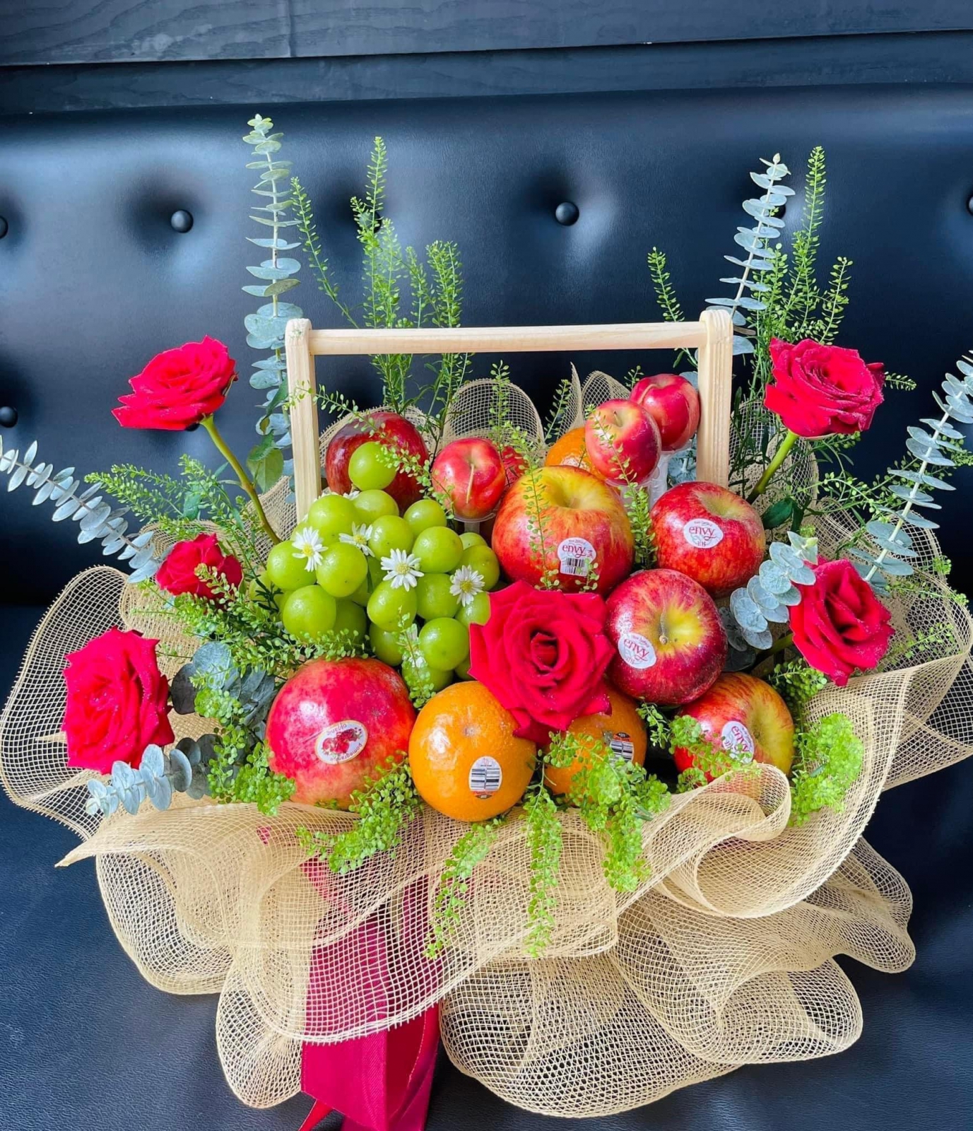 Giỏ hoa trái cây tặng sếp 