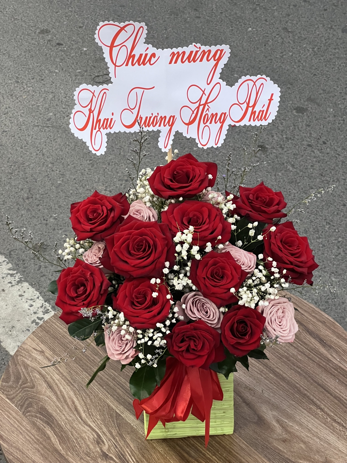 Giỏ hoa nhỏ tặng sinh nhật 