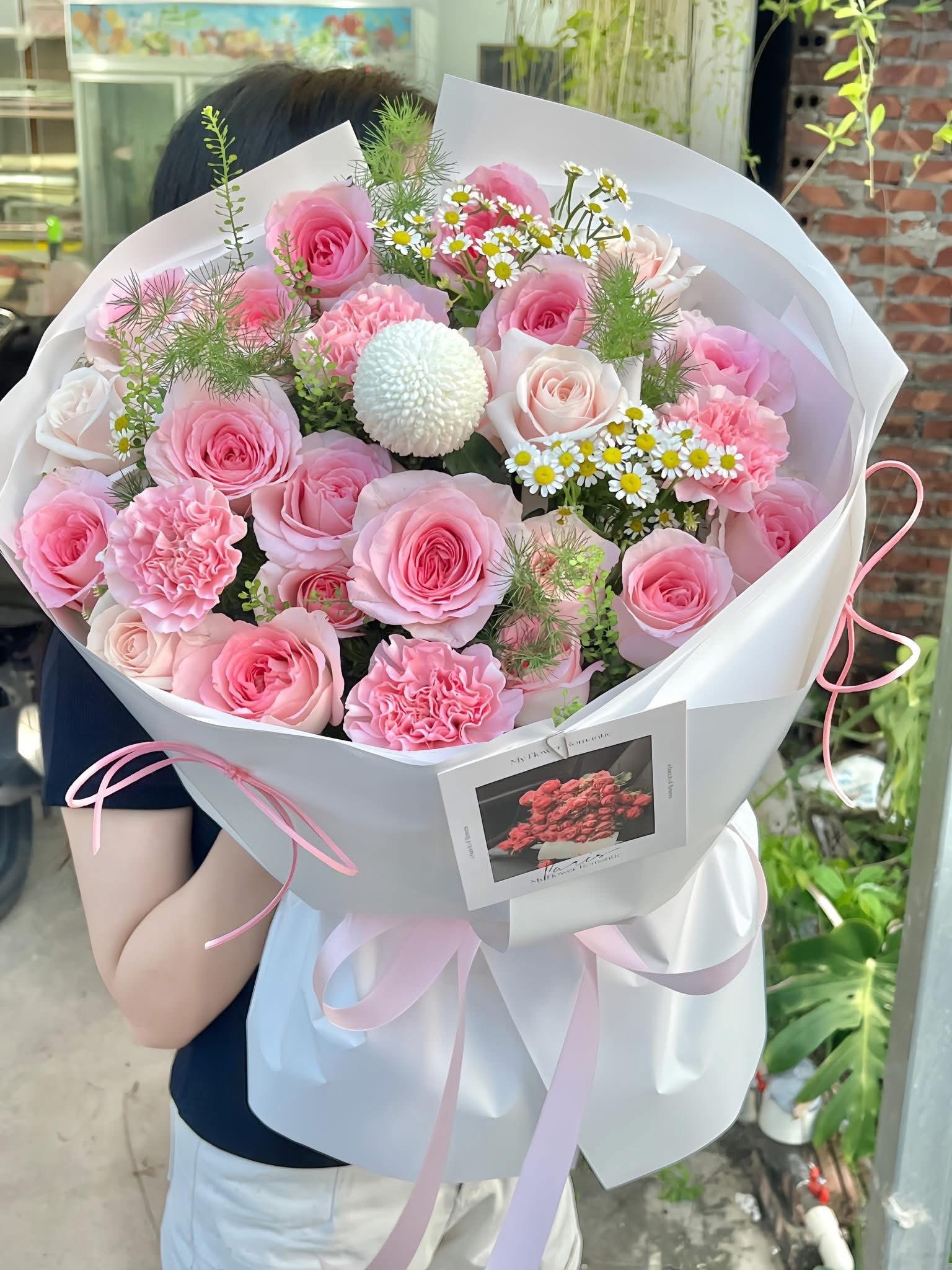 Bó hoa Tone Hồng gần tam hà Thủ Đức 