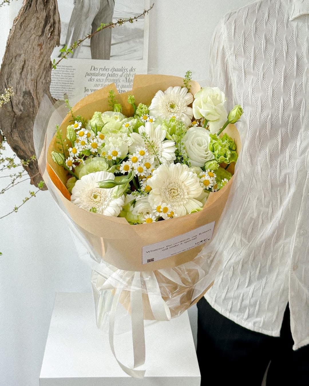 Bó hoa đồng tiền mix cúc tana 
